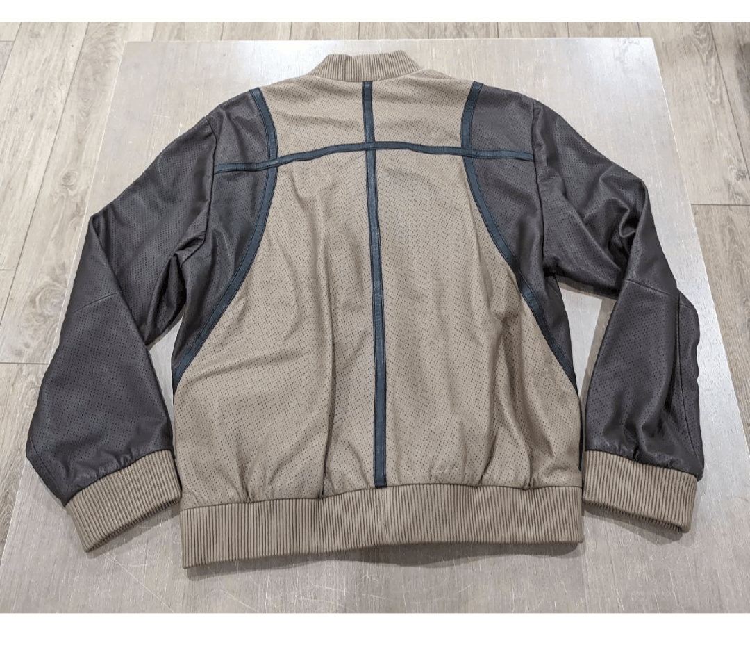 Just Don JUST DON "Dealers" Two Tone Leather Bomber Jacket Brown XL Size US XL / EU 56 / 4 - 5 Thumbnail
