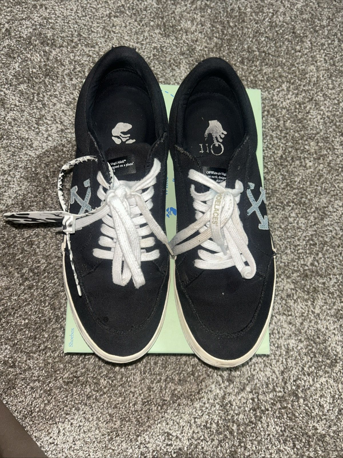 Off-White Off White Vulcanized Black Size US 13 / EU 46 - 5 Thumbnail