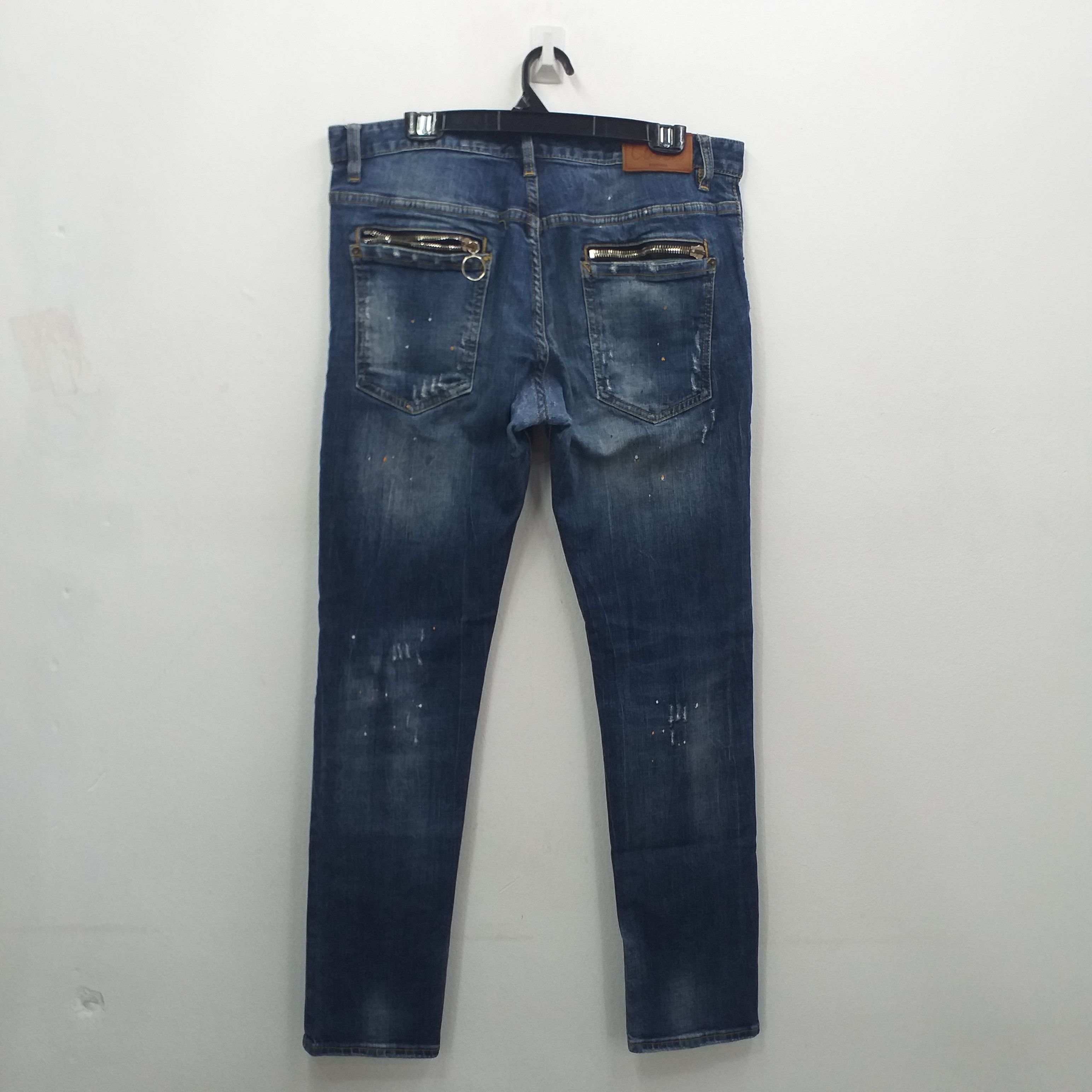Hysteric Glamour Dsquared2 Japanese Brand Distressed Denim 36x30.5 -JN003 Size US 36 / EU 52 - 2 Thumbnail