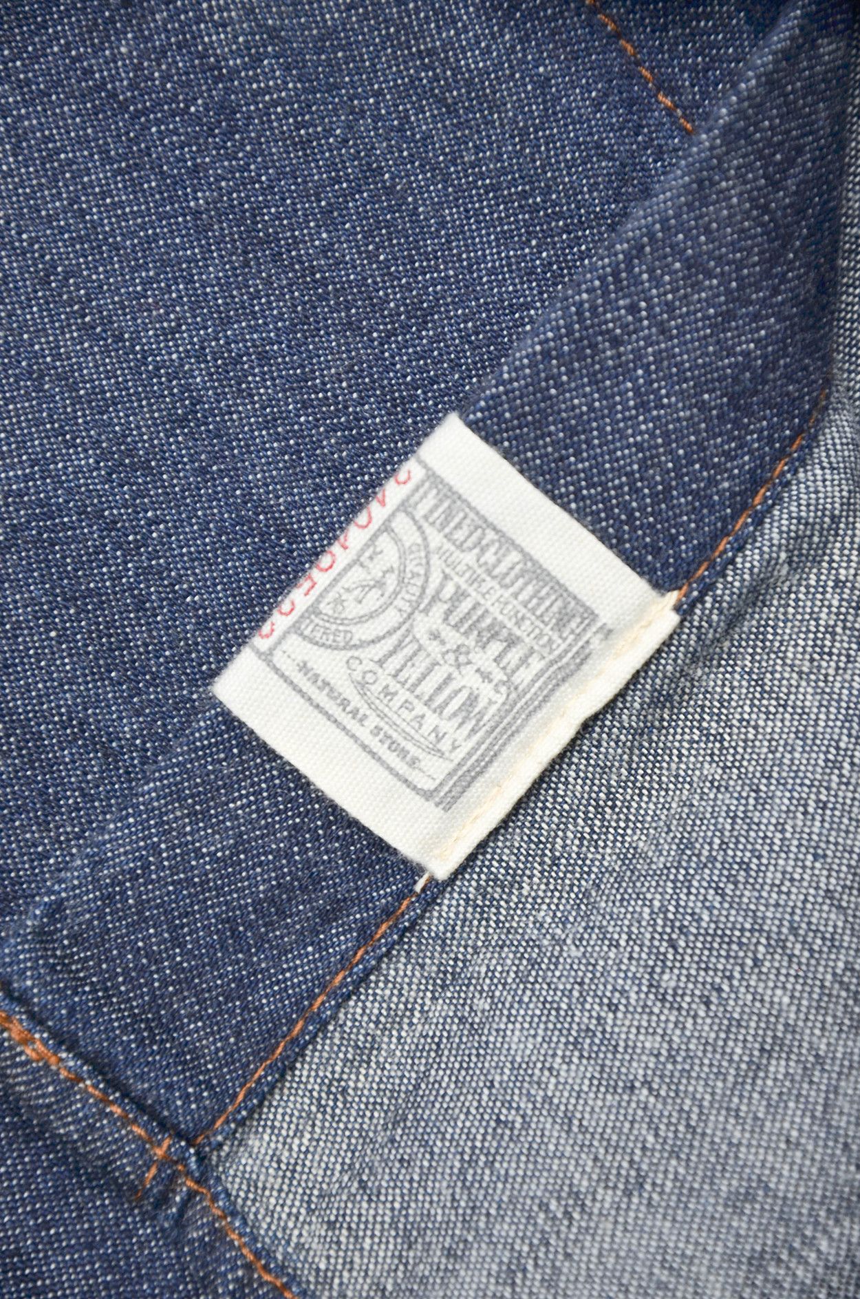 Purple Purple & Yellow Indigo Denim Pearl-Snap Western Shirt SS - M Size US M / EU 48-50 / 2 - 9 Thumbnail