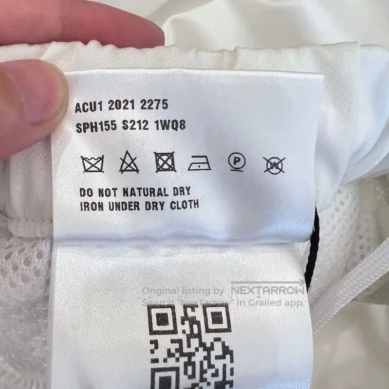 Prada Prada Men's Casual Pants in White Nylon. Size US 34 / EU 50 - 6 Thumbnail