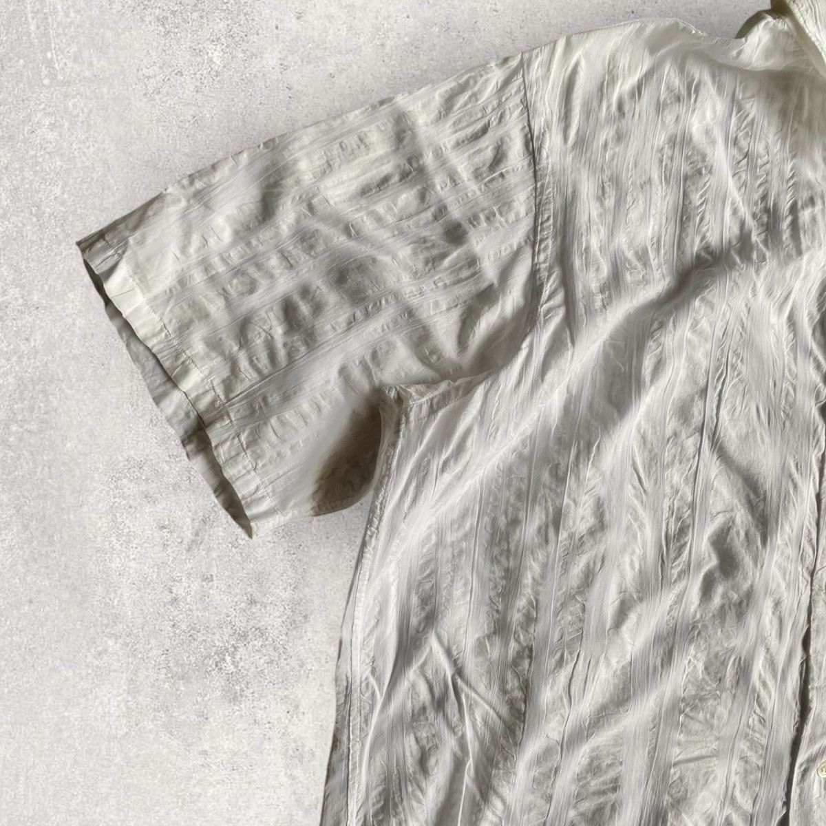 Yohji Yamamoto Y’s For Men Wrinkle Oversized Shirt Size US L / EU 52-54 / 3 - 4 Thumbnail