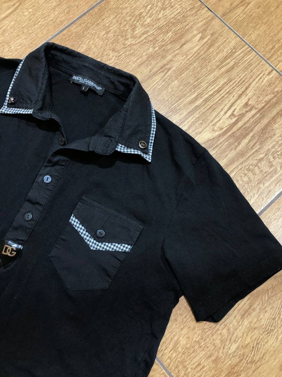 Dolce & Gabbana Dolce & Gabbana Men Logo Print Polo Shirt Short Sleeve | Size US L / EU 52-54 / 3 - 6 Thumbnail