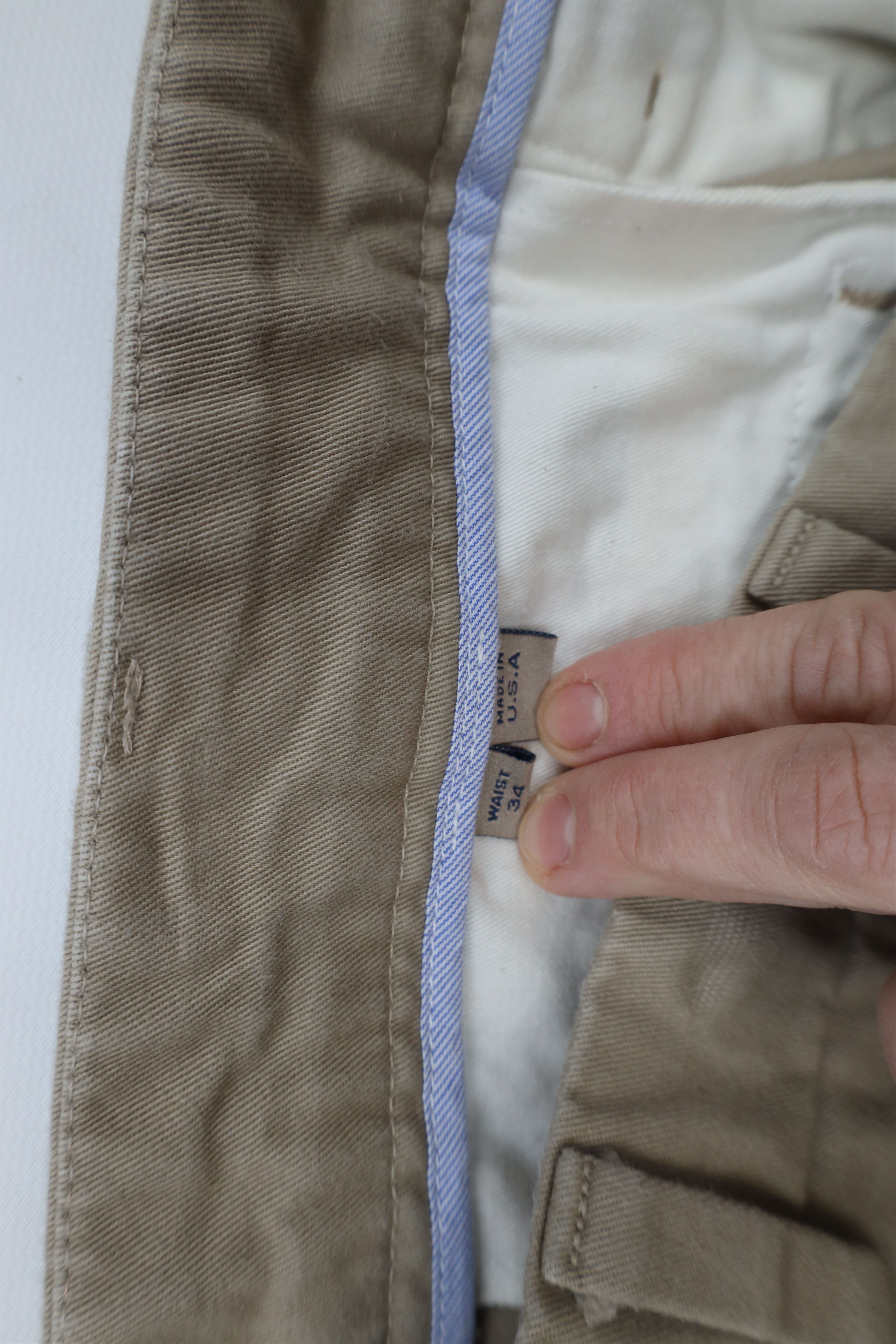 Vintage 90s Bills Khakis Relaxed Fit Pleated Chino Pants USA