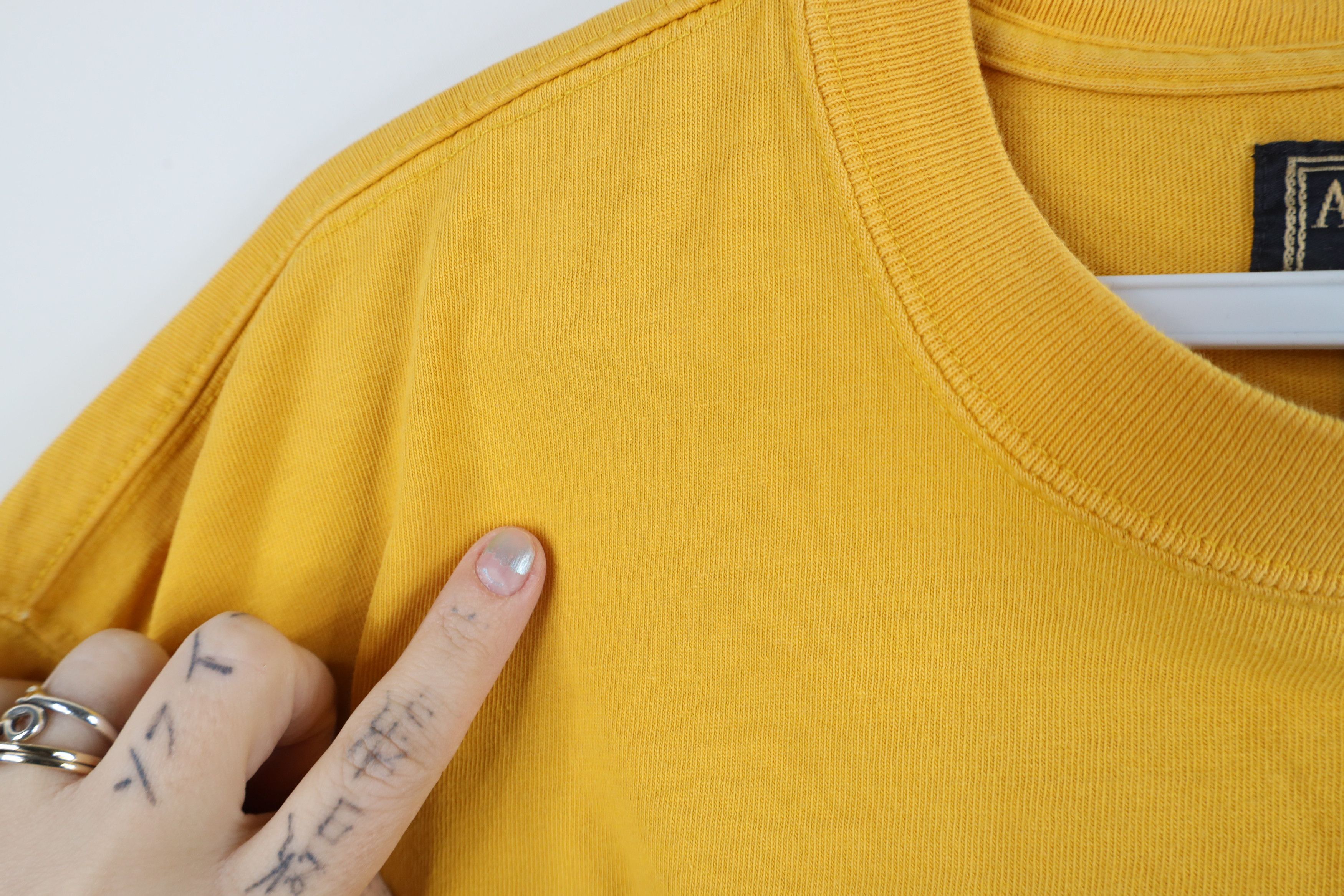 Abercrombie & Fitch × Vintage Vintage 90s Abercrombie & Fitch Out Block Letter T-Shirt Size US L / EU 52-54 / 3 - 7 Thumbnail
