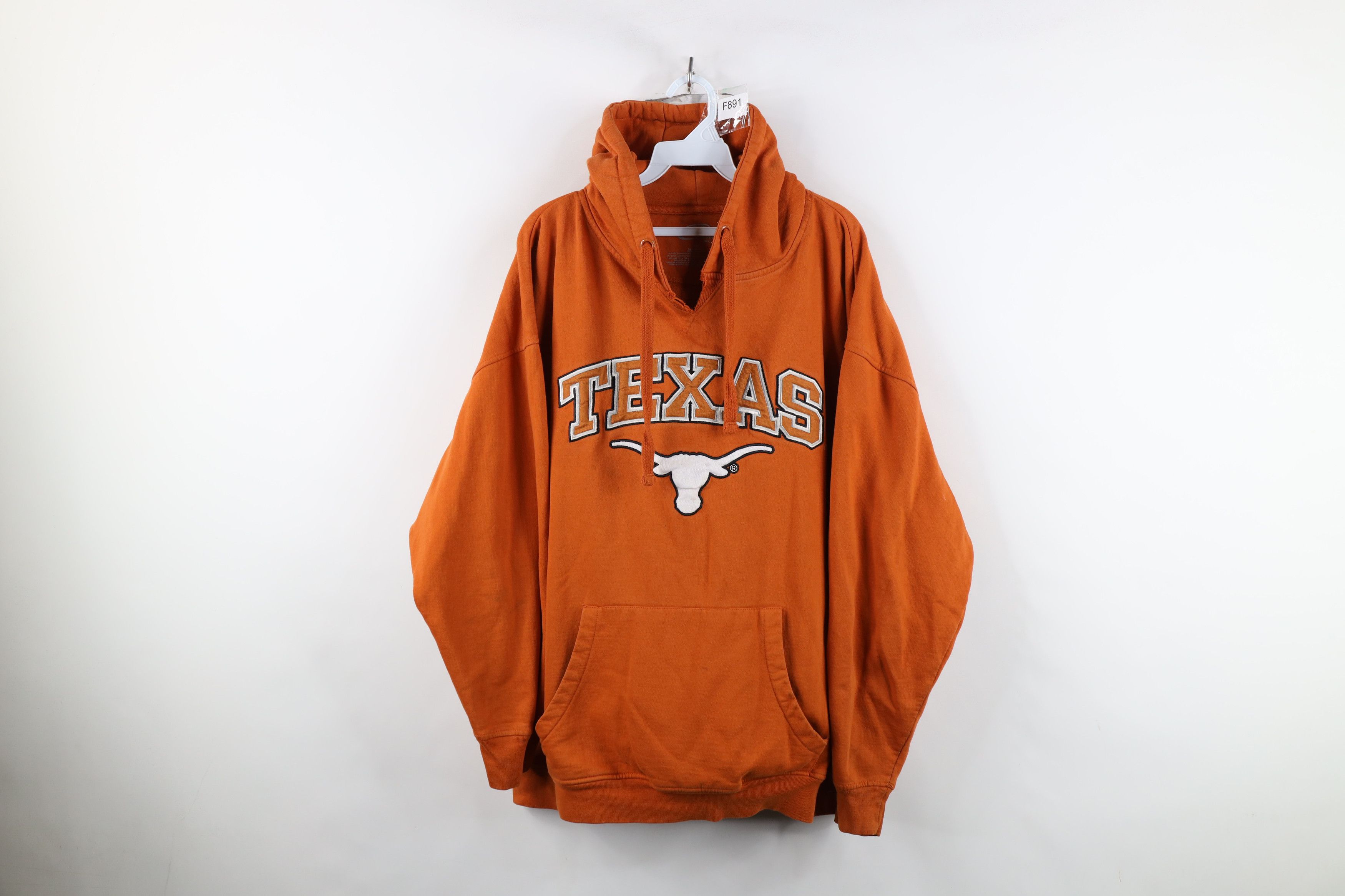 Vintage Vintage Y2K Spell Out University of Texas Hoodie Sweatshirt Size US XXL / EU 58 / 5 - 1 Thumbnail