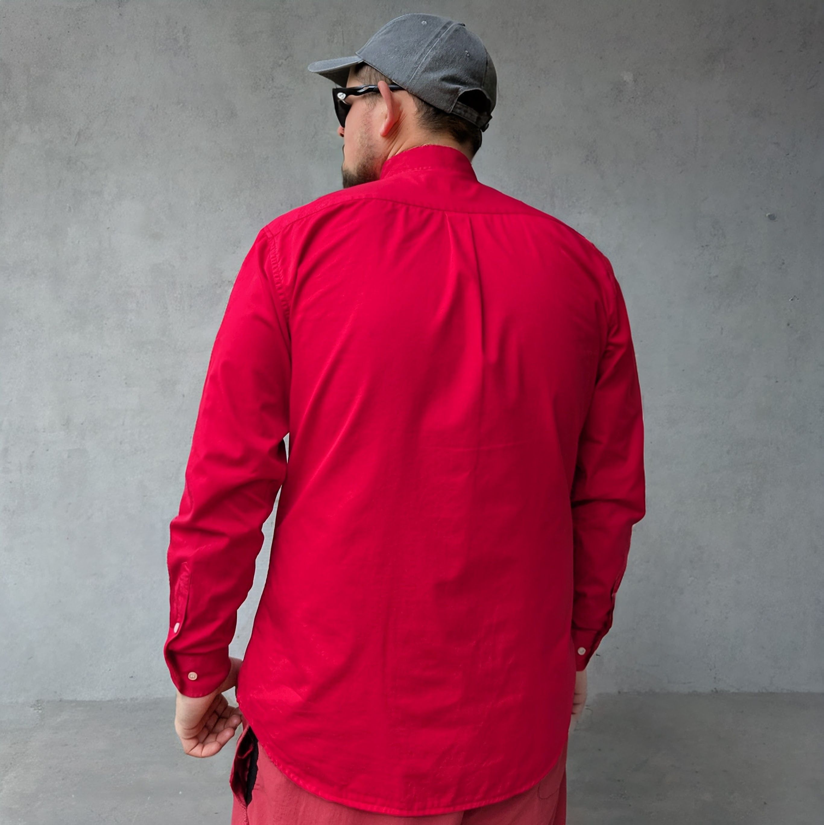 Polo Ralph Lauren × Vintage Polo Ralph Lauren Vintage Men's Red Long Sleeve Shirt Size US XL / EU 56 / 4 - 4 Thumbnail