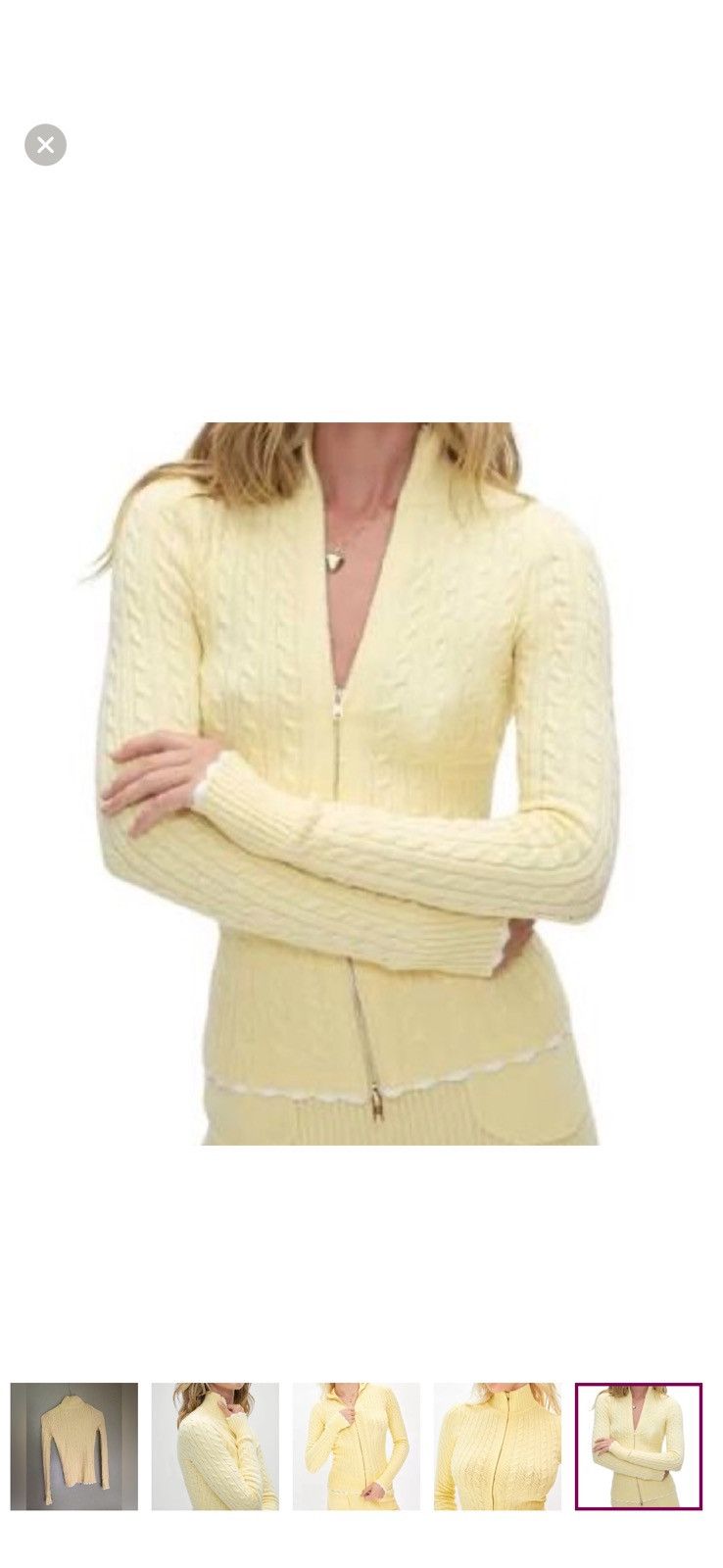 Other Carter Cable Knit Sweater Frankie’s Bikinis Vanilla Sugar Size XS / US 0-2 / IT 36-38 - 10 Thumbnail