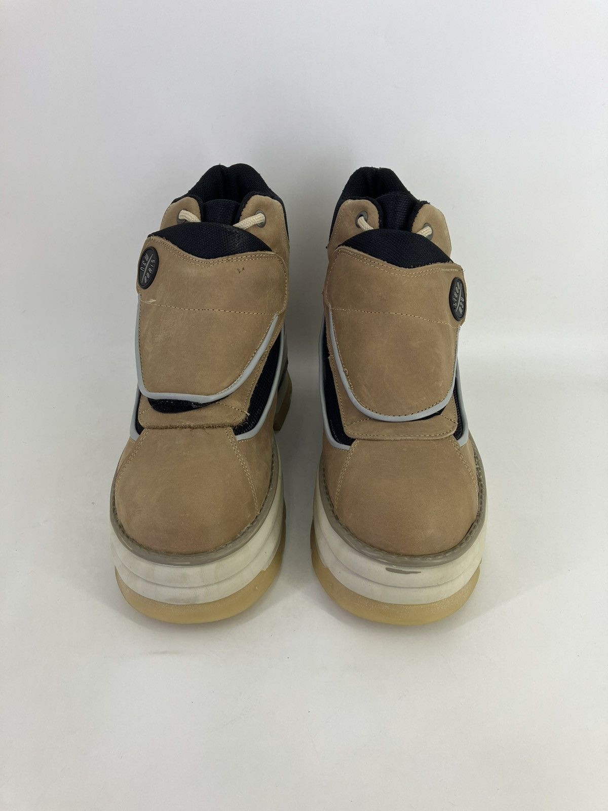 Vintage New Boris genuine leather chunky platform 90s00s men boots Size US 11 / EU 44 - 5 Thumbnail