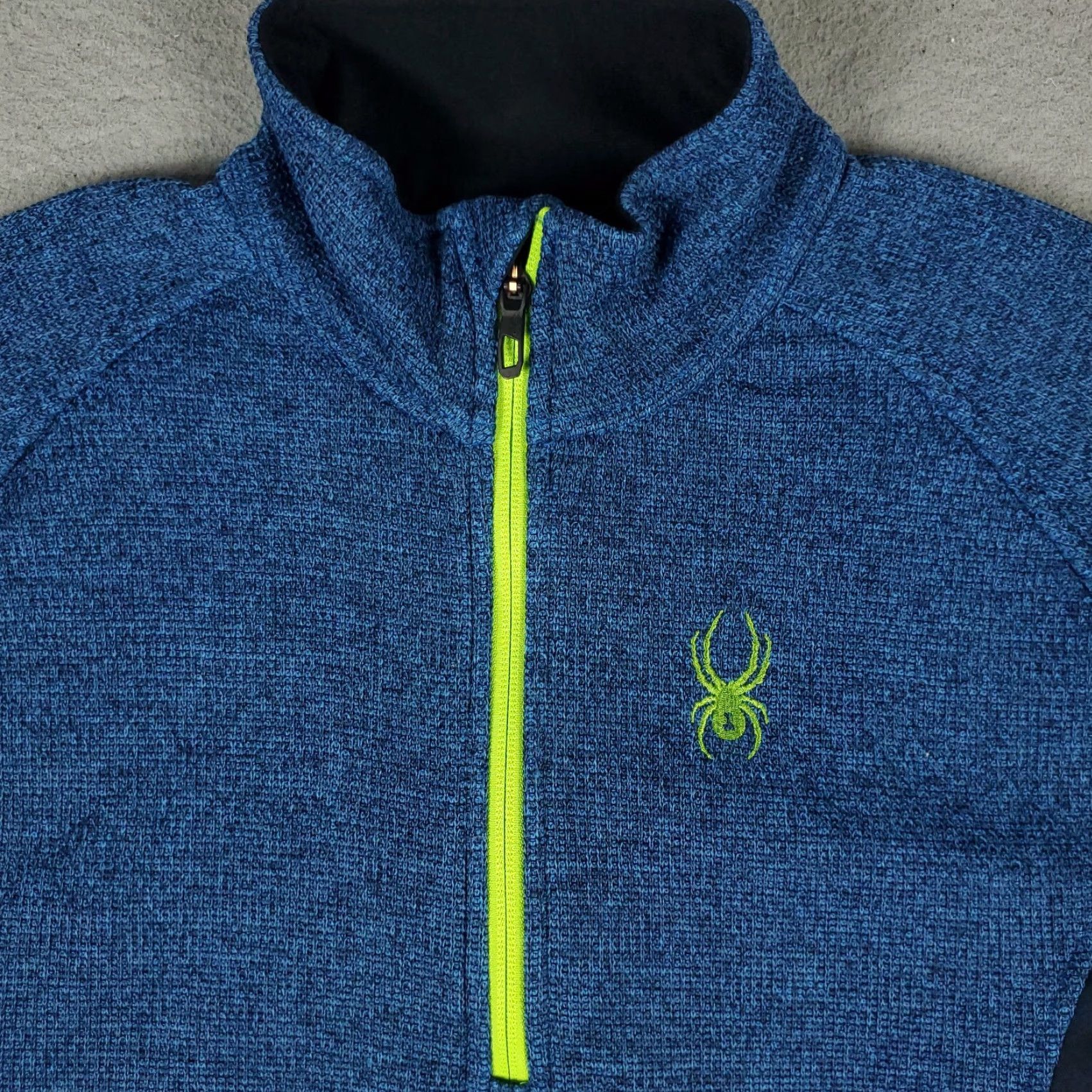 Spyder Spyder Mens Size Medium Blue Polyester 1/4 Zip Pullover Sweater Shirt Size US M / EU 48-50 / 2 - 2 Thumbnail