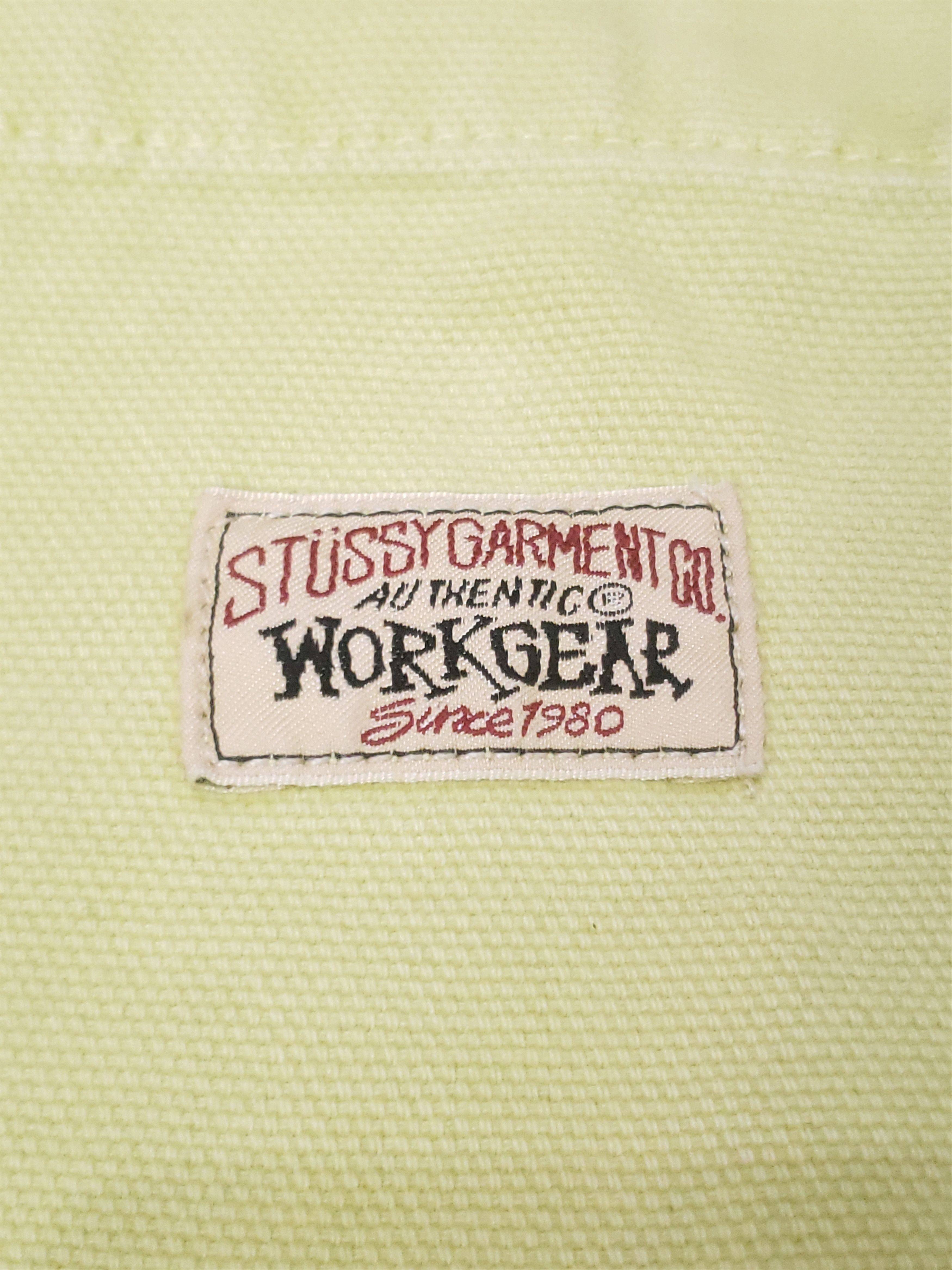 Stussy Stussy 2021 Washed Canvas Zip Work Shirt Size US XL / EU 56 / 4 - 2 Thumbnail