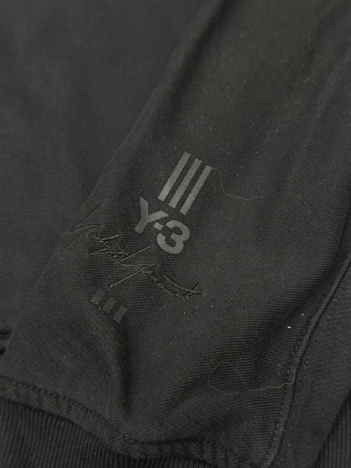 Y-3 Y-3 Yohji Yamamoto Logo Hoodies in Black Size US M / EU 48-50 / 2 - 8 Thumbnail