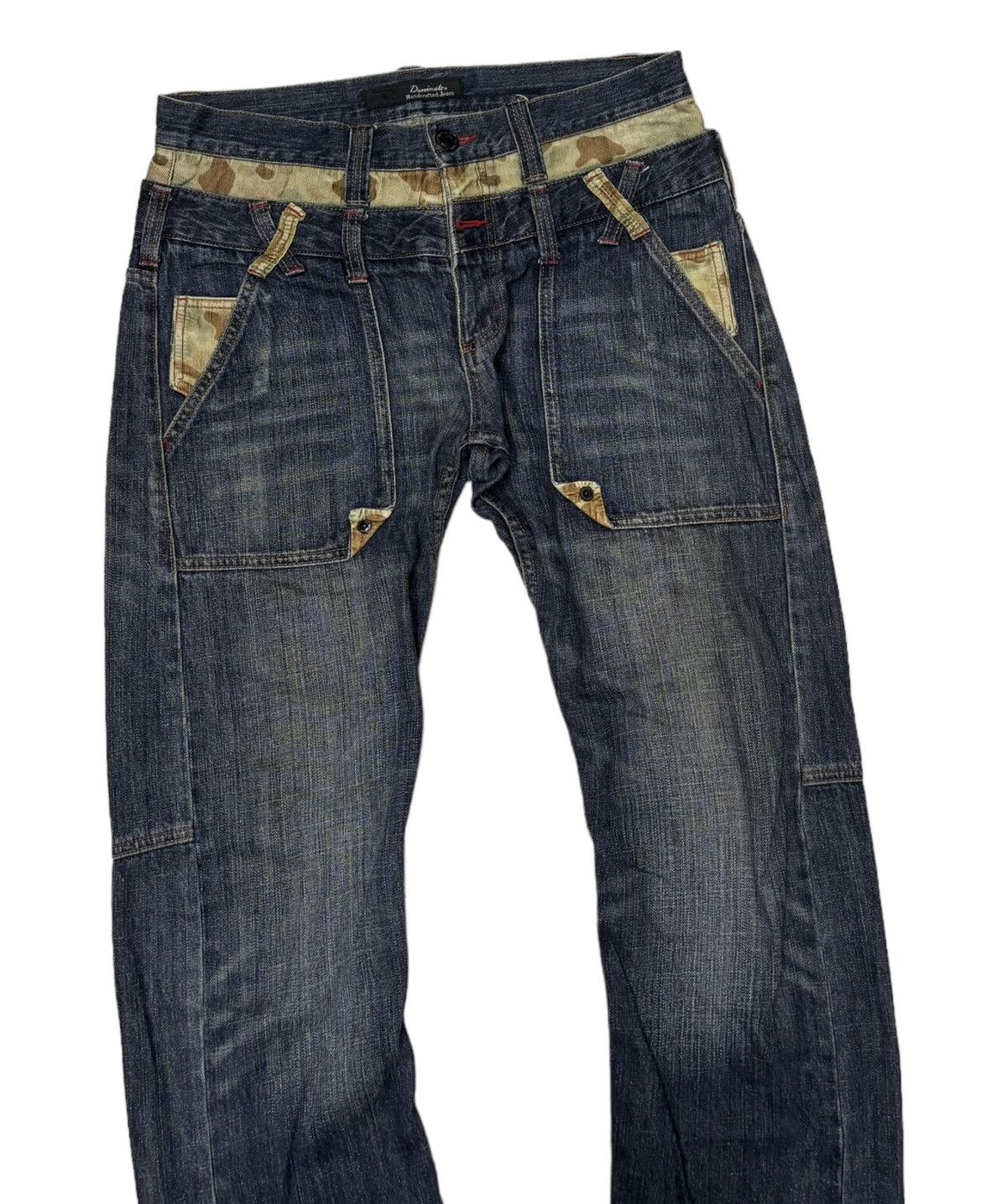Kapital 🔥DOUBLE WAIST DENIM DOMINATE HANDCRAFTED JEANS Size US 34 / EU 50 - 7 Thumbnail