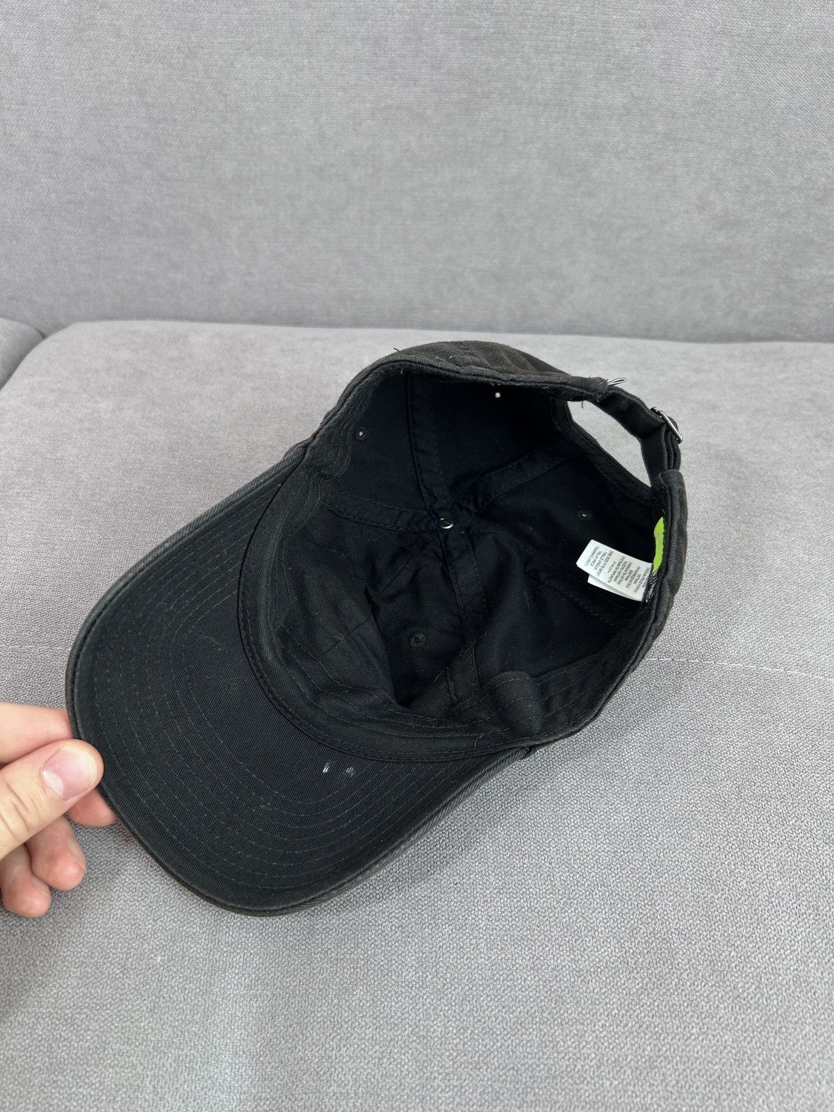 Nike × Vintage Vintage Faded Distressed Nike Swoosh Y2K Hat Cap Size ONE SIZE - 7 Thumbnail