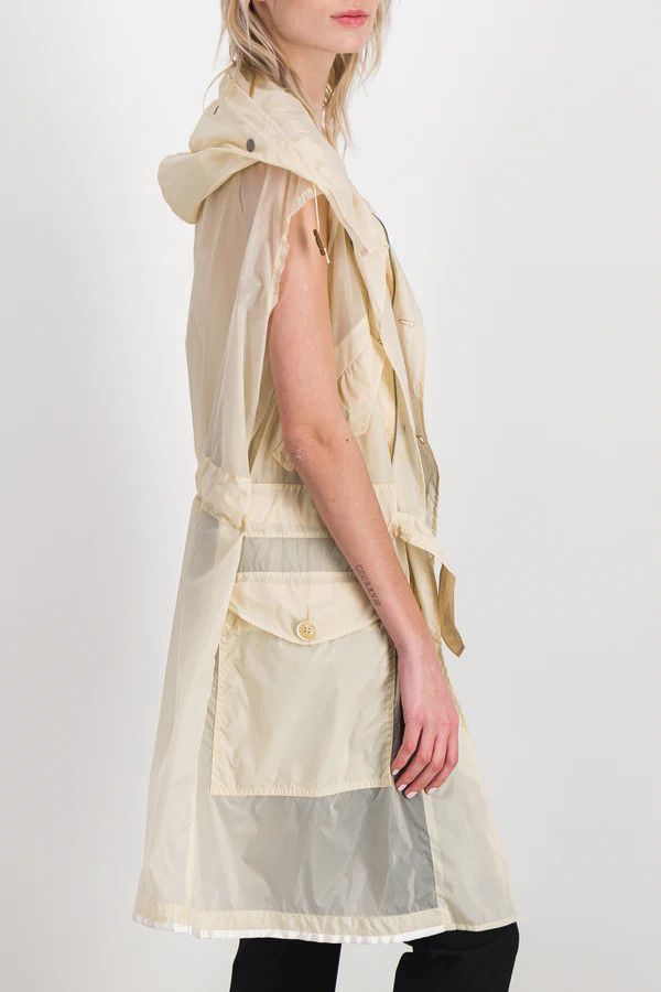 o1y0625 Hooded Coat in Beige
