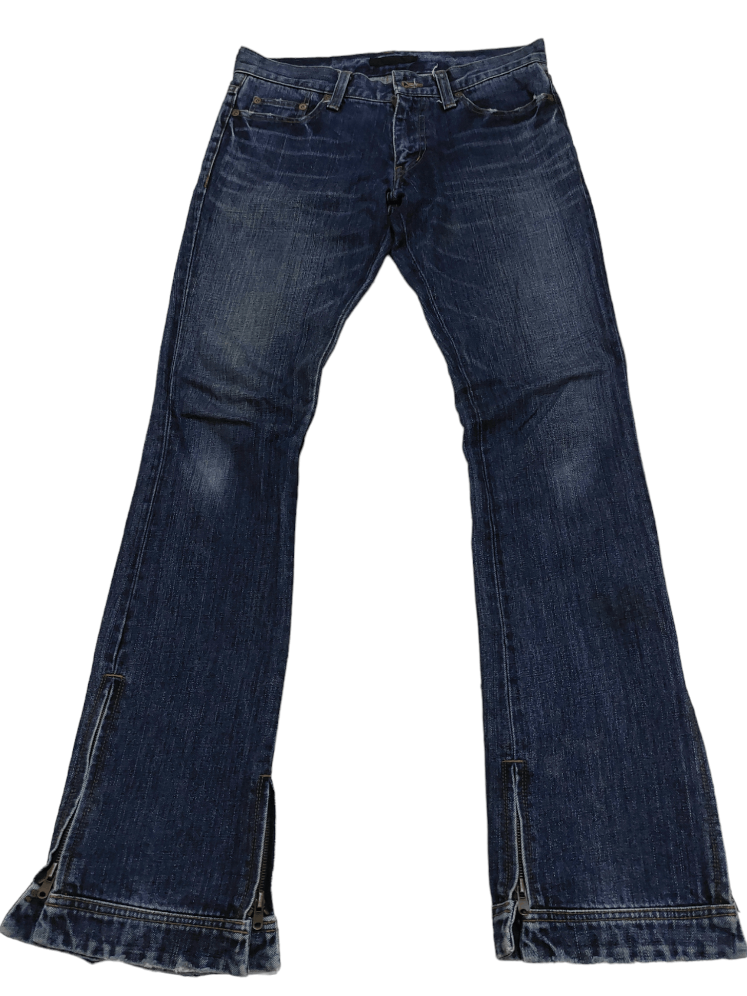 Japanese Brand Flare Jeans Rico Japan Low Rise Boot Cut Zipped Size US 30 / EU 46 - 3 Thumbnail