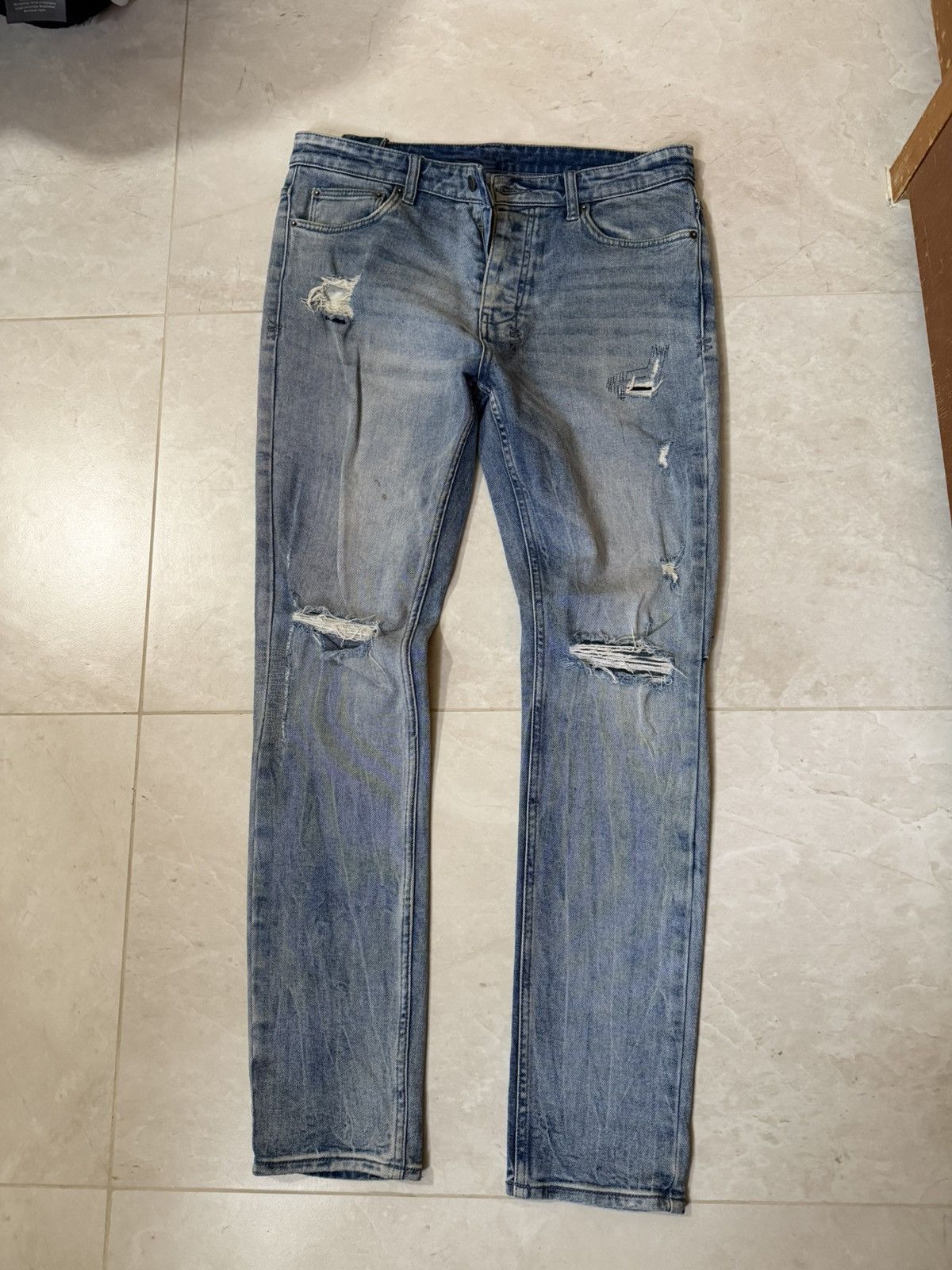 Ksubi Ksubi Jeans Skinny Distressed Size US 33 - 1 Thumbnail