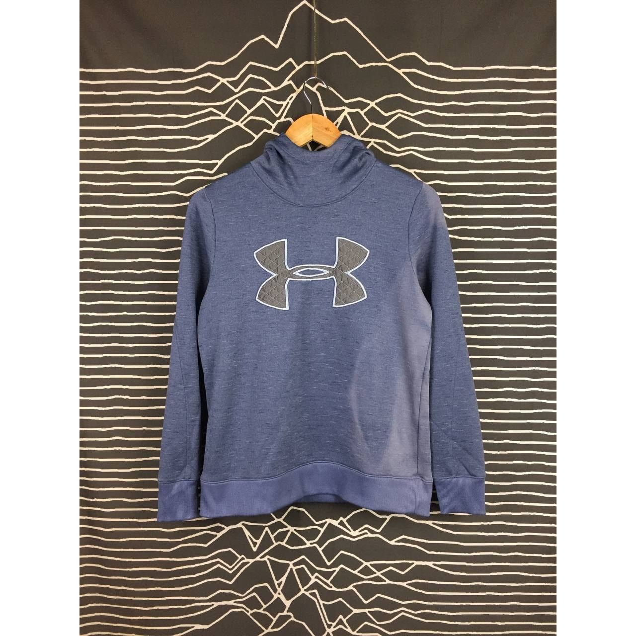 Under Armour × Vintage Under Armour Storm ColdGear Big Logo Pullover Hoodie Size US S / EU 44-46 / 1 - 2 Thumbnail