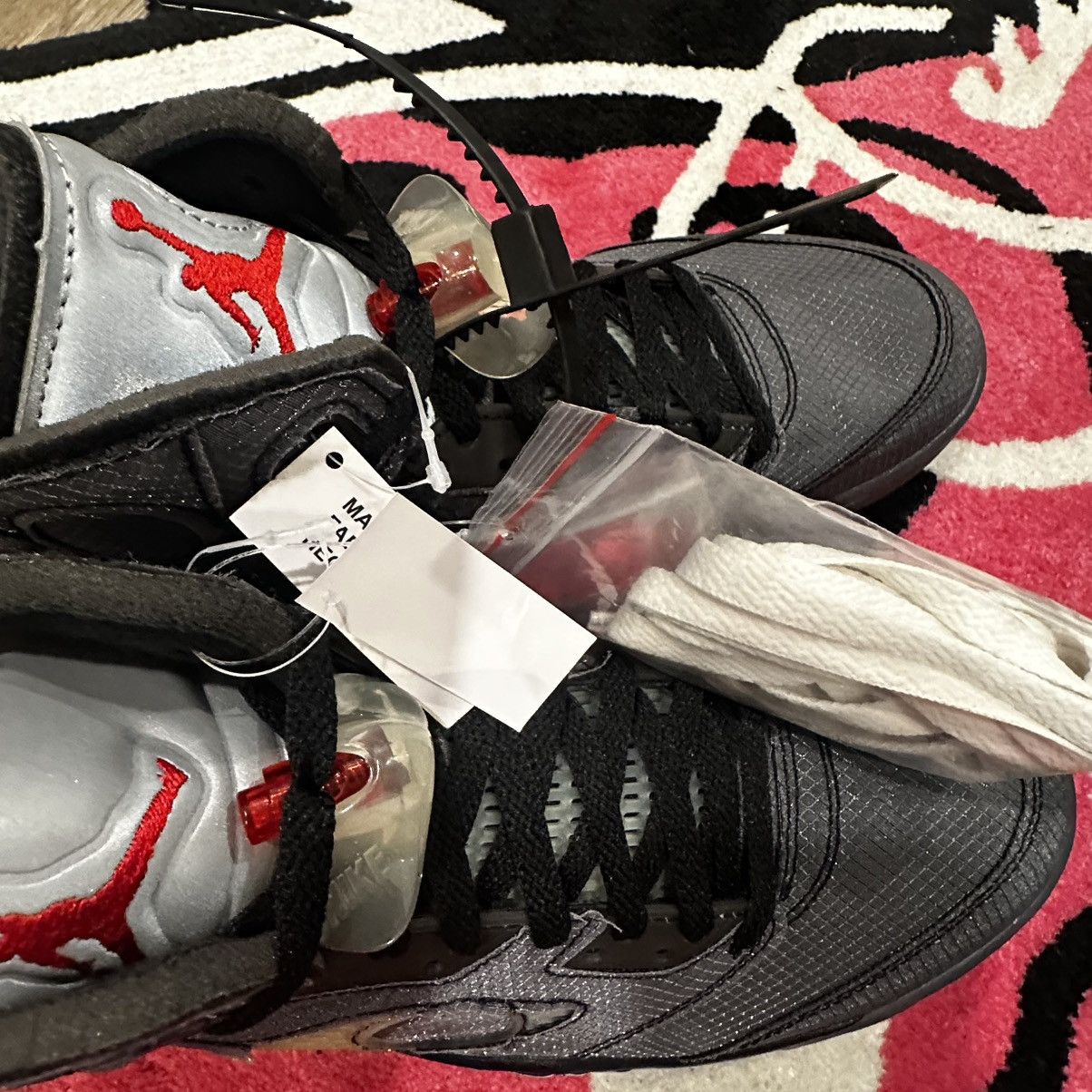 Jordan Brand Air Jordan 5 Retro Off White Muslin 2020 Size US 10 / EU 43 - 7 Thumbnail