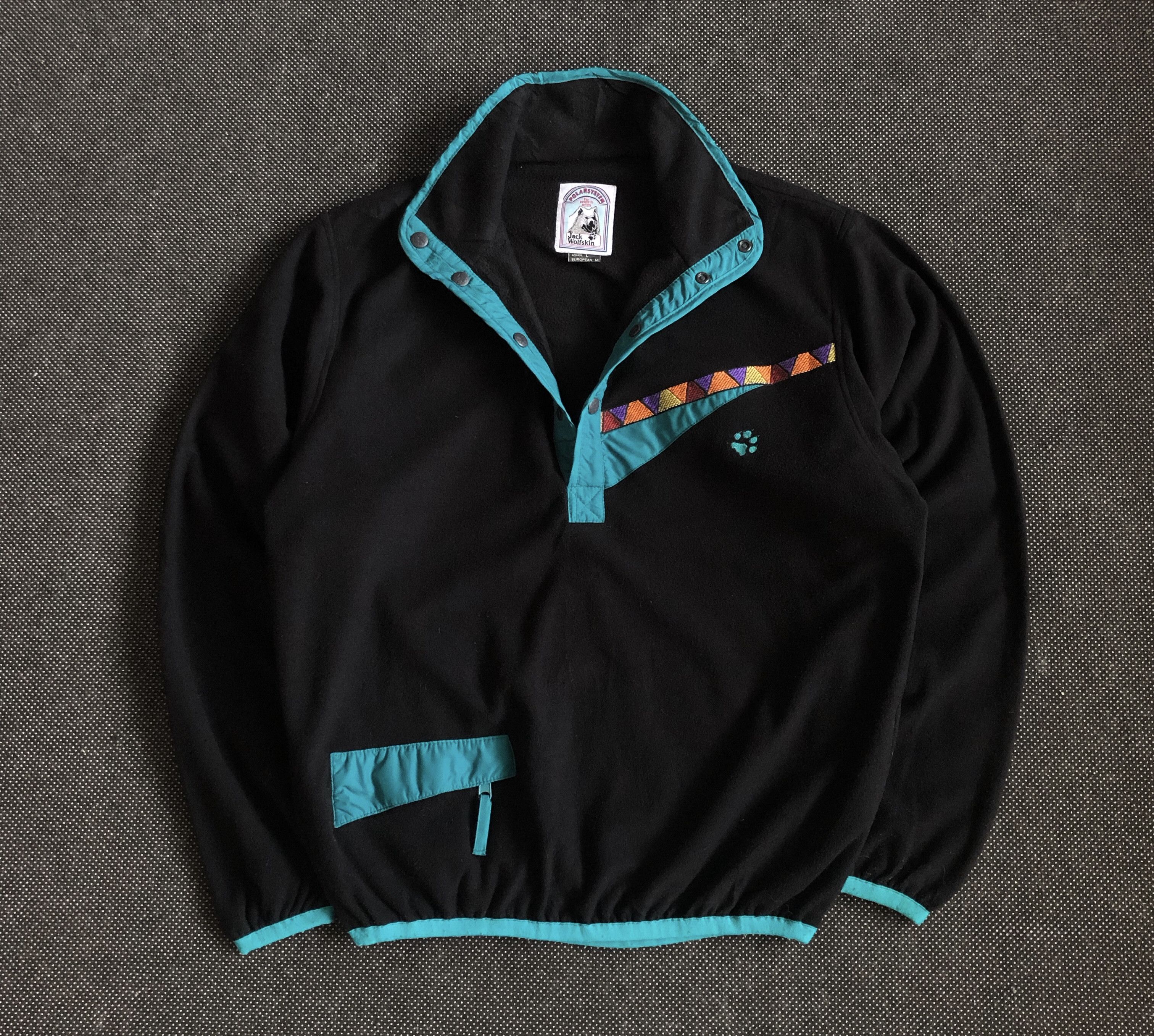 Jack Wolfskin × Vintage RARE🔥VINTAGE JACK WOLFSKINS PORTUGAL MADE PULLOVER FLEECE Size US M / EU 48-50 / 2 - 1 Thumbnail