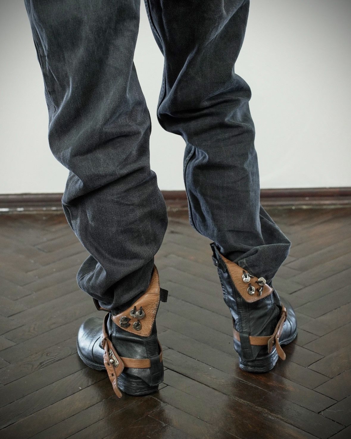 A.S.98 A.S.98 Style Avant Garde Archive Ankle Leather Boots Size US 8 / IT 38 - 7 Thumbnail