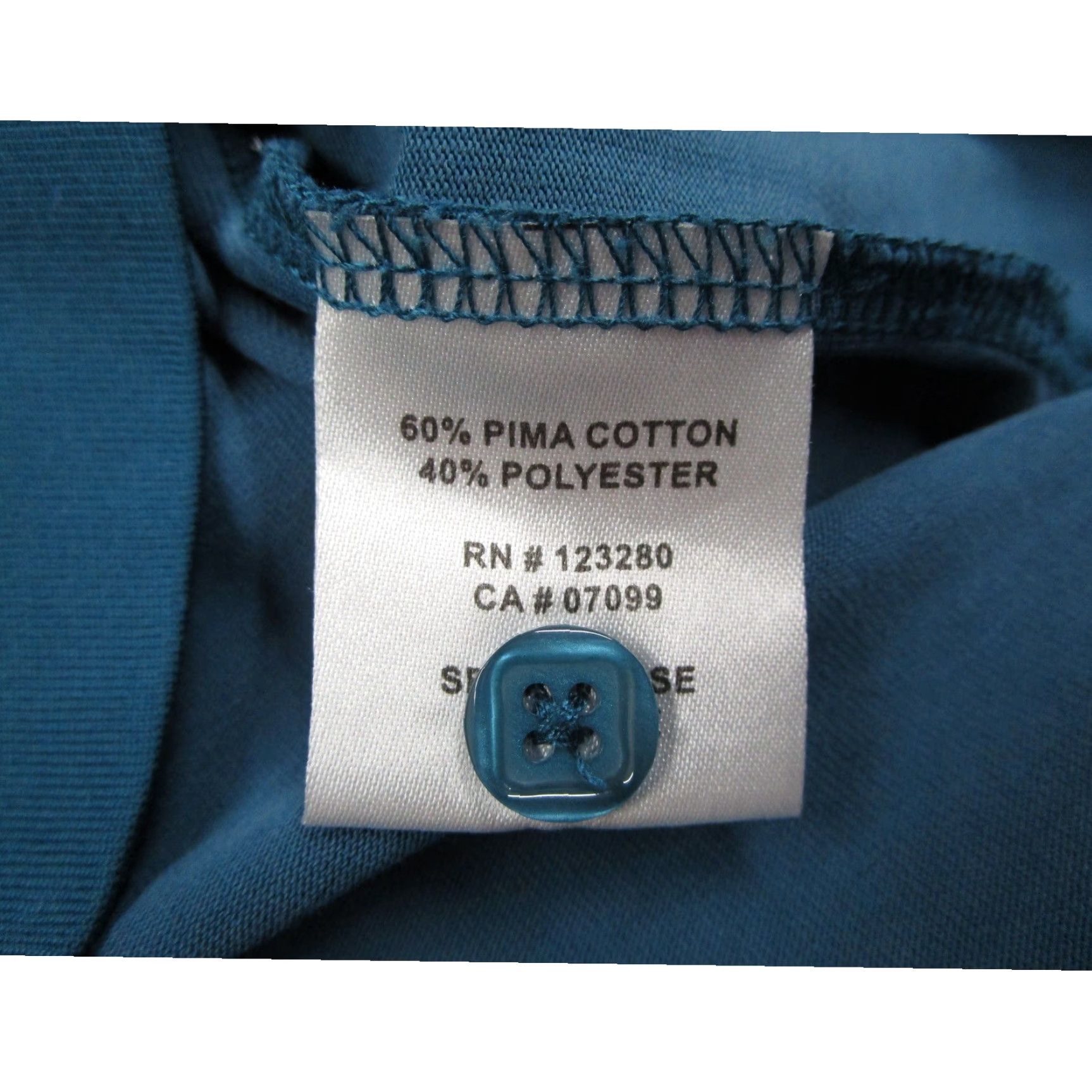 TravisMathew TravisMathew Mens Polo Shirt Blue Teal Pima Cotton Blend Short Sleeve M Size US M / EU 48-50 / 2 - 5 Thumbnail