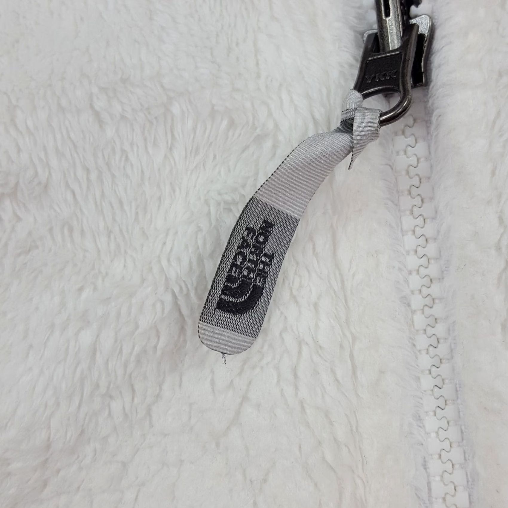 The North Face VINTAGE The North Face White Fleece Women's M Zip Up Retro Pile Windbreaker Jacket Size M / US 6-8 / IT 42-44 - 3 Thumbnail