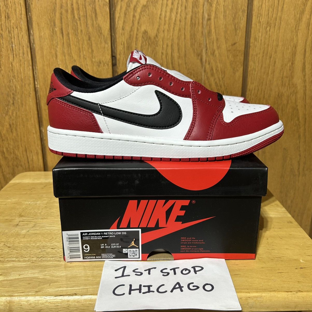 Nike Nike Air Jordan 1 Low OG Chicago 2025 HQ6998-600 Men’s 9 NEW Size US 9 / EU 42 - 1 Thumbnail