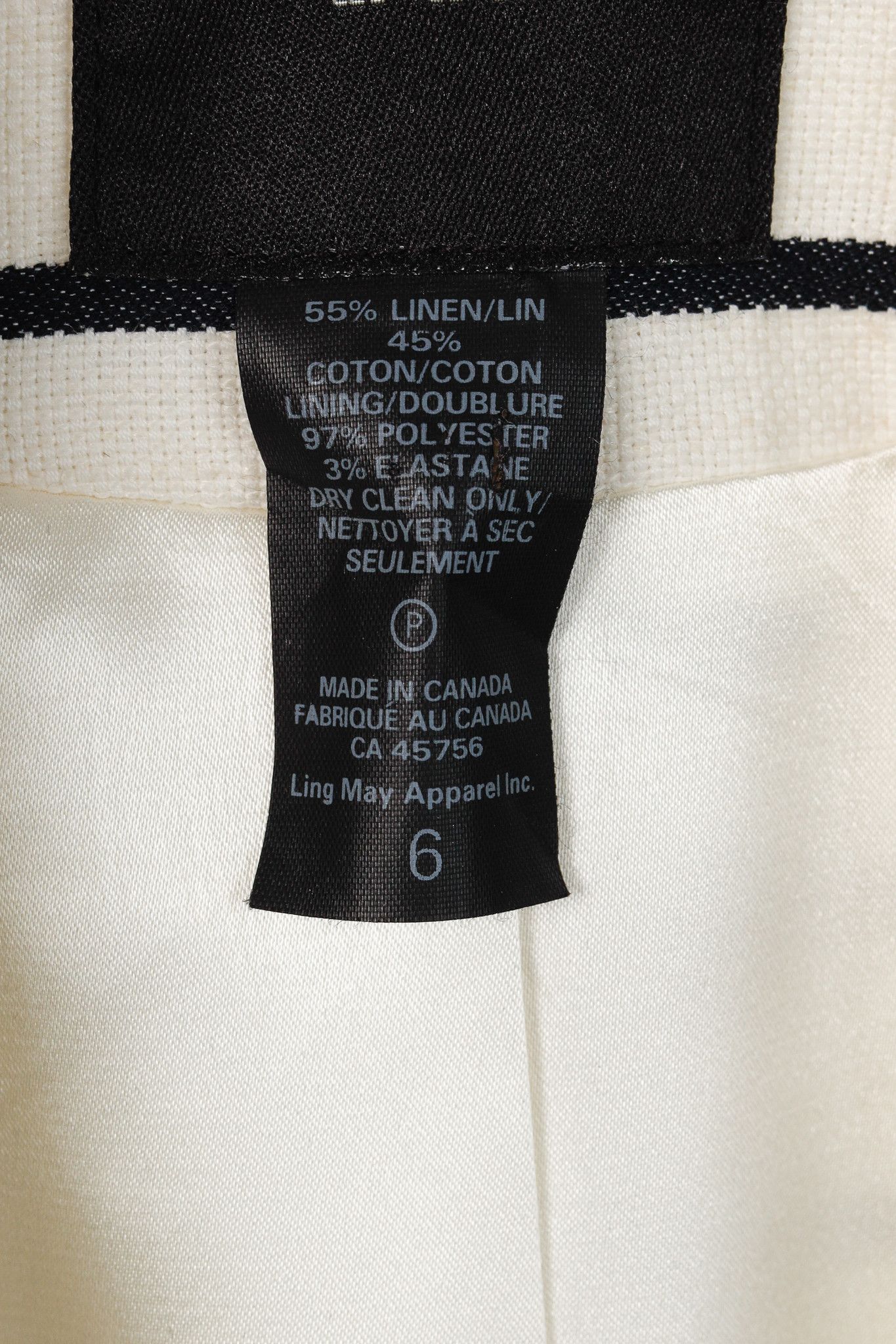 SMYTHE Smythe White & Black Striped Linen-Cotton Blazer Size M / US 6-8 / IT 42-44 - 10 Thumbnail