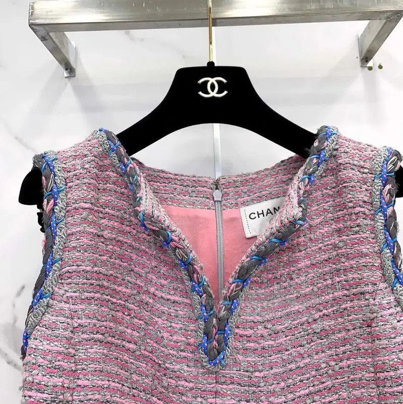 Chanel Chanel Pink Cotton Blend Women’s Top . Size M / US 6-8 / IT 42-44 - 3 Thumbnail