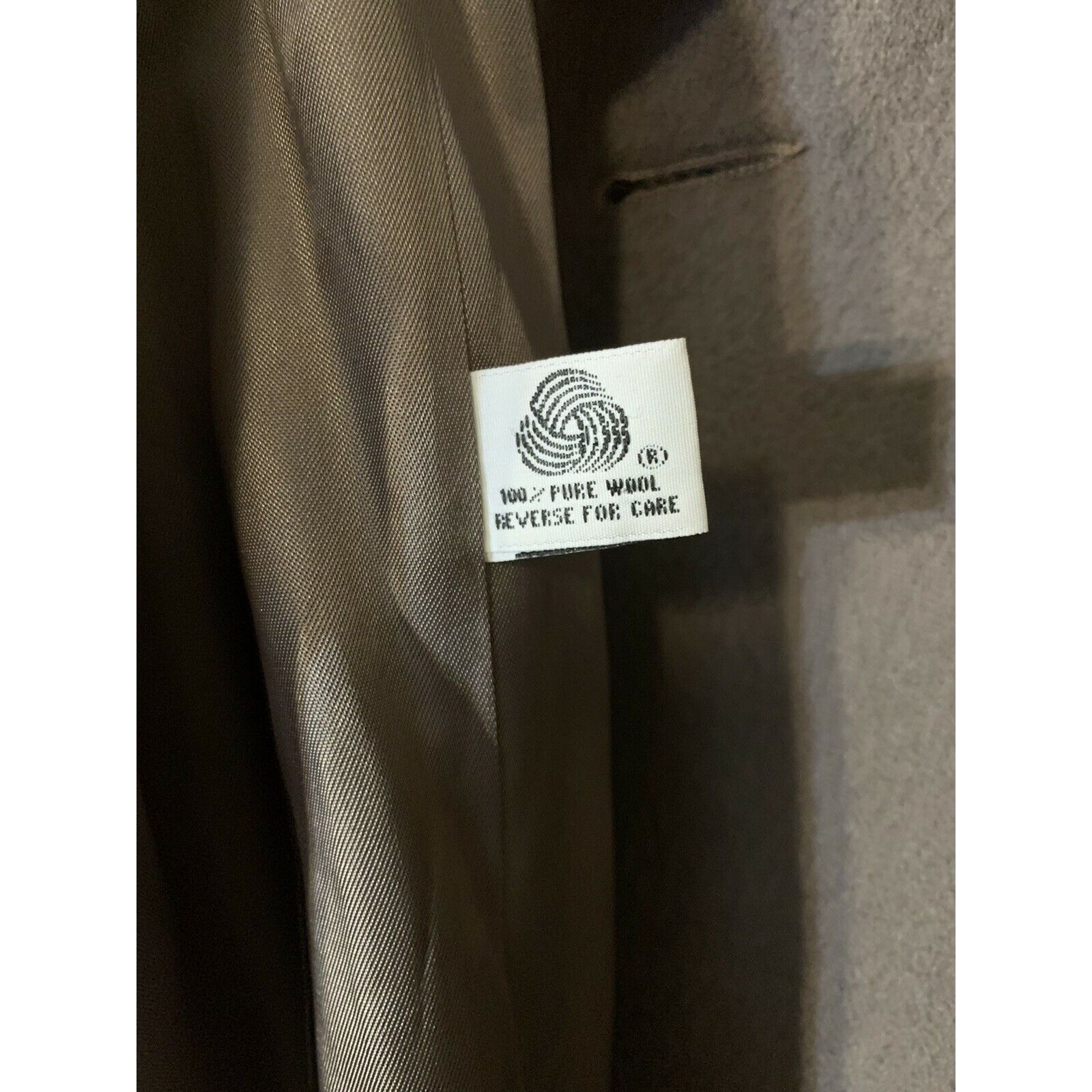 Jones New York Jones New York 100% Wool brown Double Breasted Sz L Trench C Size L / US 10 / IT 46 - 7 Thumbnail