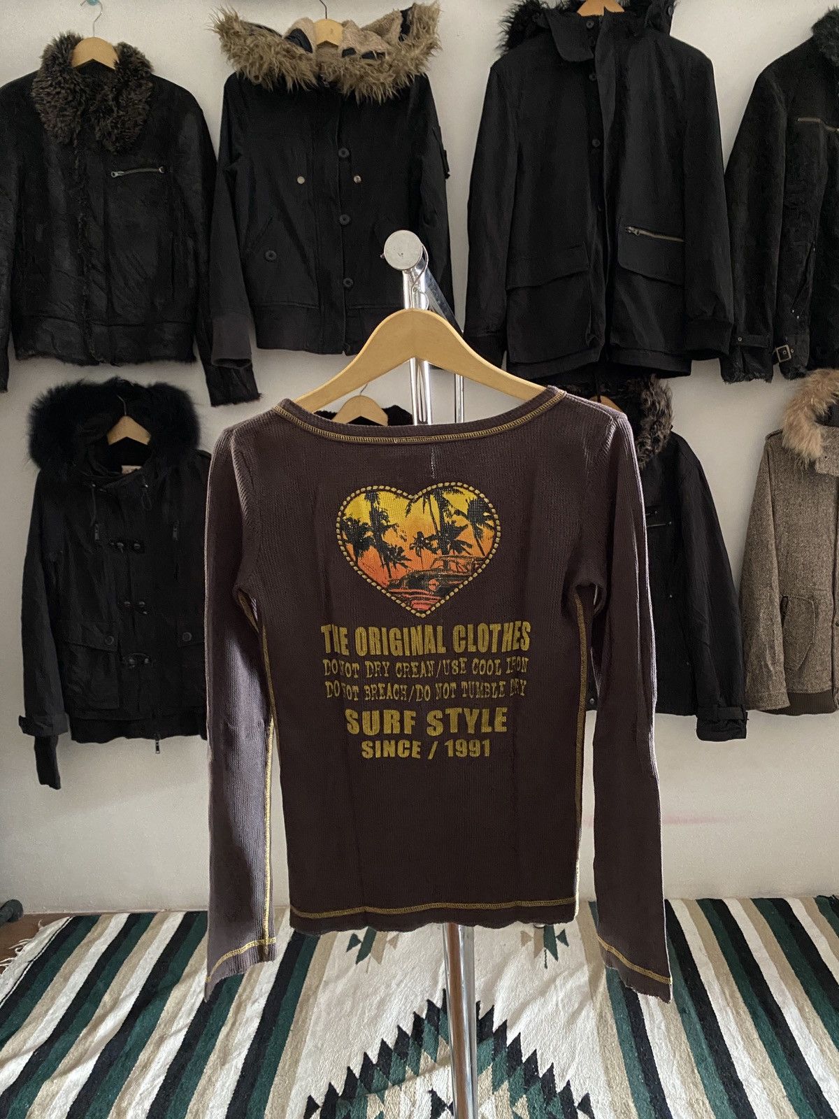 Japanese Brand Japanese California XE Break JPG ERD Style Longsleeve Tee Size US M / EU 48-50 / 2 - 11 Thumbnail