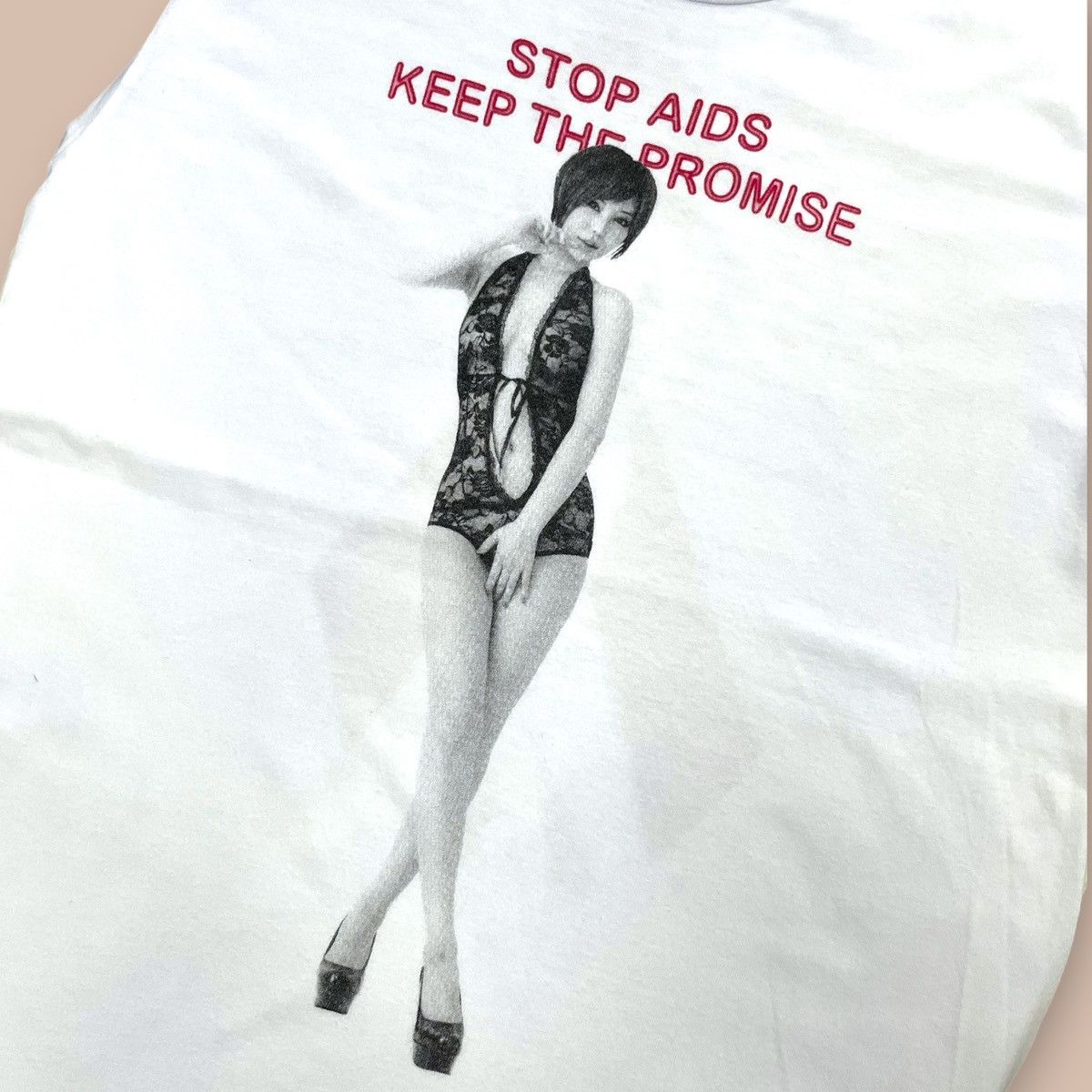 Hot Model Sex Japanese Porn Star campaign to stop AIDS Tee Size US L / EU 52-54 / 3 - 3 Thumbnail