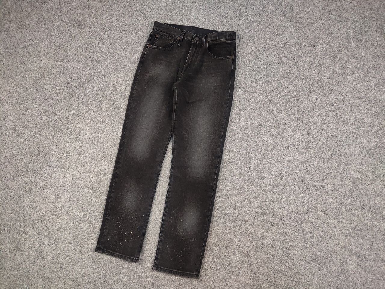 R13 R13 Stove Pipe Japanese Denim Design Paint straight Jeans Size 26" / US 2 / IT 38 - 6 Thumbnail