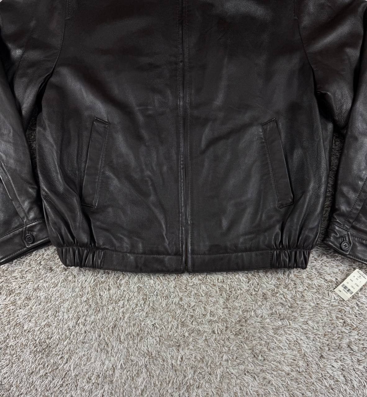 Brooks Brothers Brooks Brothers Genuine Bomber Full Zip Bemberg Lined Size US L / EU 52-54 / 3 - 3 Thumbnail
