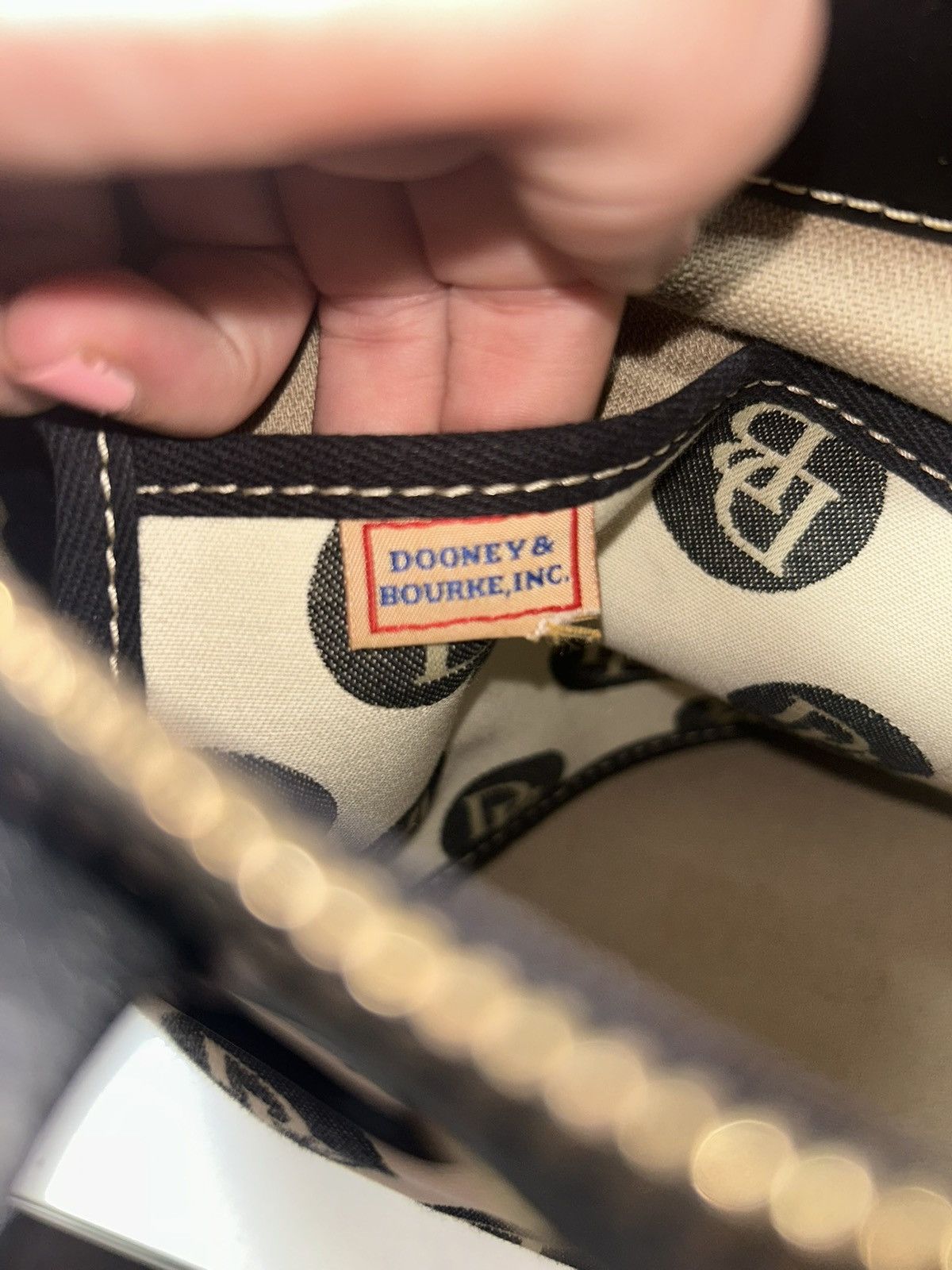 Dooney & Bourke Dooney & Bourke Canvas Signature Satchel Bubble Dot Pattern Size ONE SIZE - 7 Thumbnail