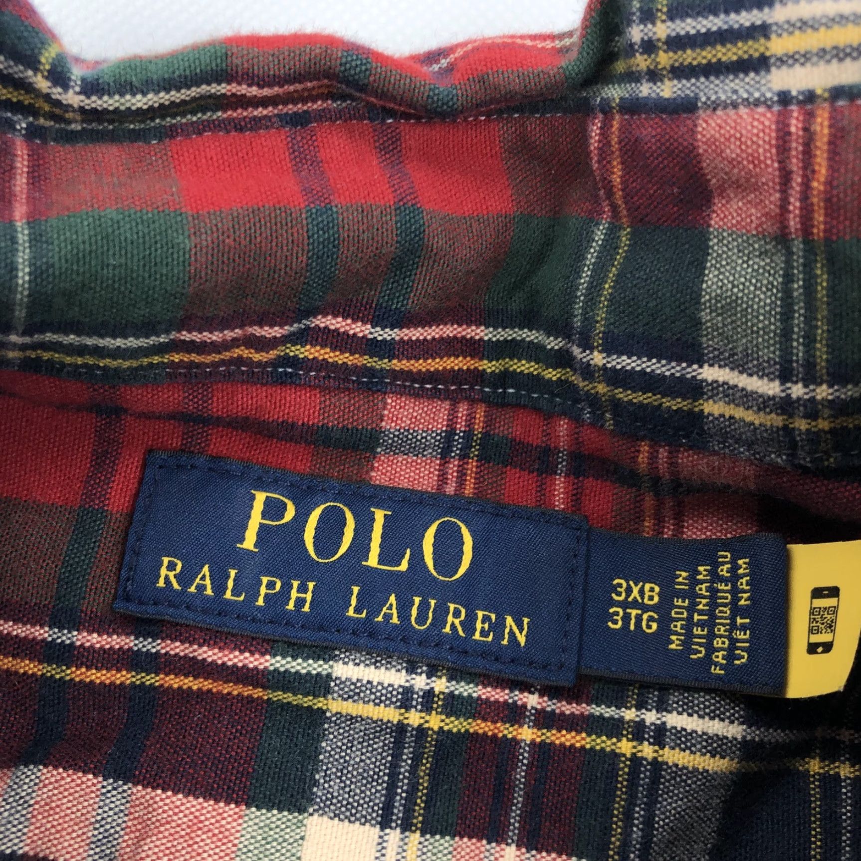 Polo Ralph Lauren Polo Ralph Lauren Shirt 3XB Button-Down Plaid Long Sleeve Men Red Green Blue Cream Logo Embroidered Cotton Casual Classic Preppy 3XB Mens Shirt Size US XXL / EU 58 / 5 - 4 Thumbnail