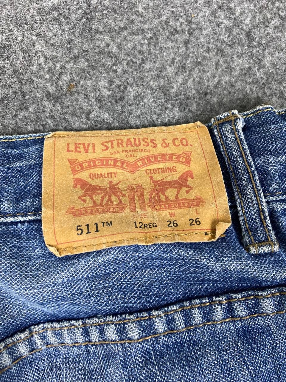 Levi's vintage levis 511 slim distressed denim Size US 28 / EU 44 - 4 Thumbnail