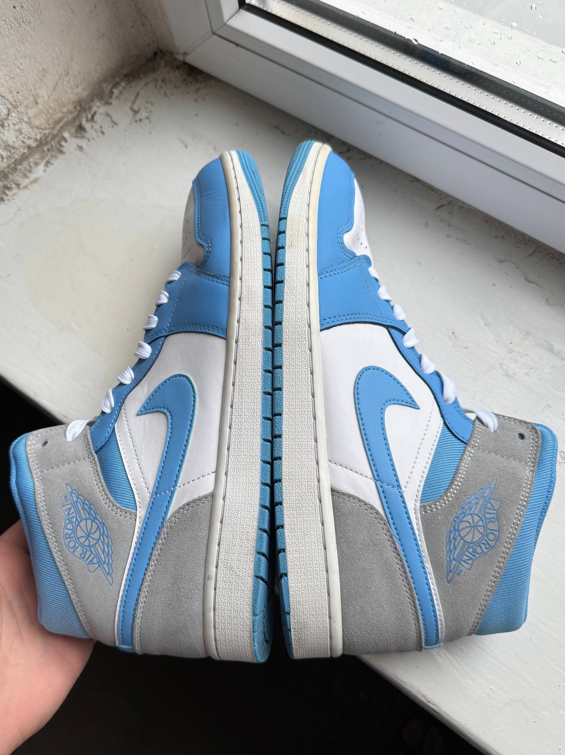 Jordan Brand Nike Air Jordan 1 Hi-Top Sneakers Blue White Size US 11 Size US 11 / EU 44 - 6 Thumbnail