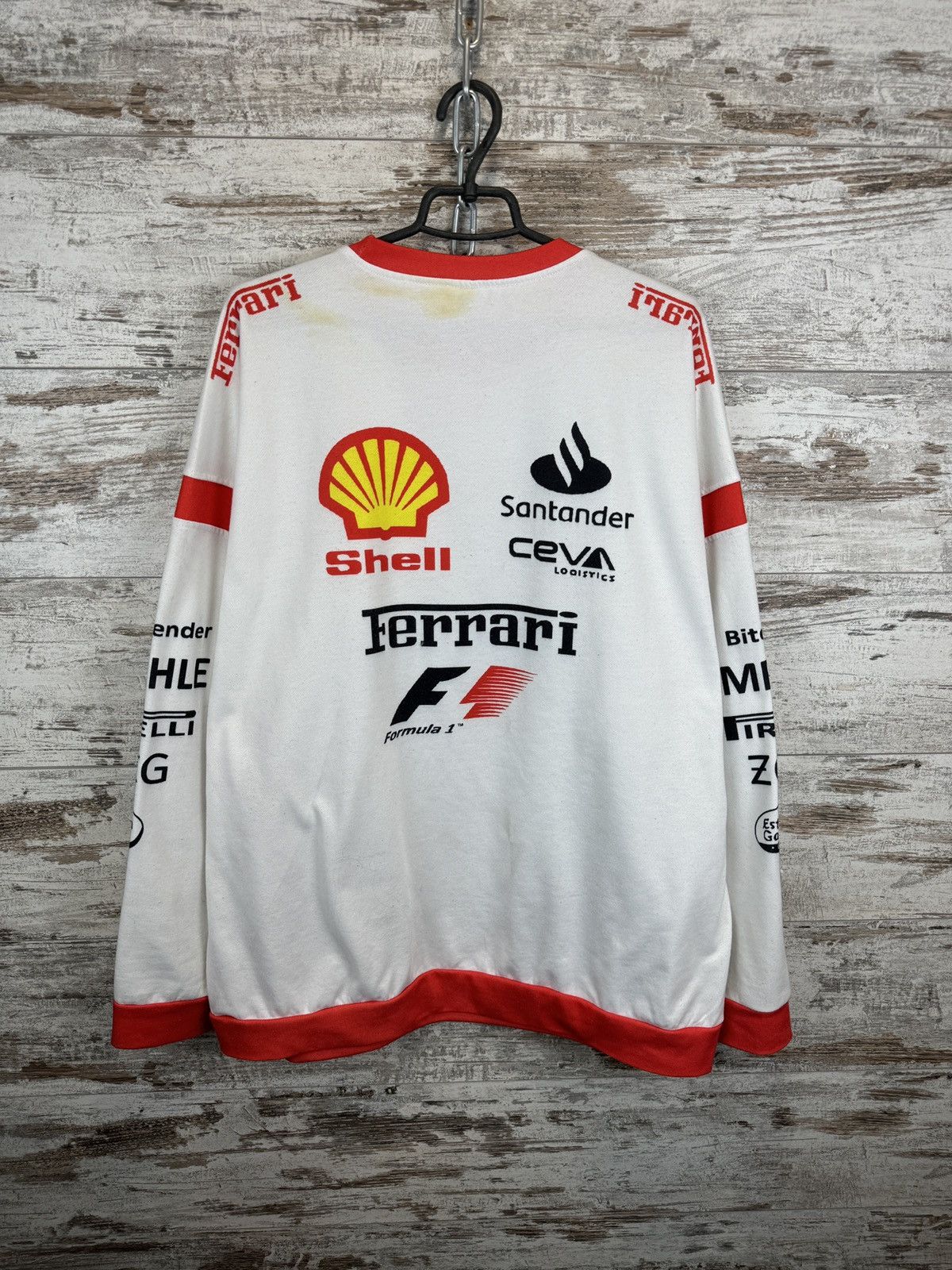 Ferrari Mens Vintage Ferrari Sweatshirt formula 1 racing jacket y2k Size US XL / EU 56 / 4 - 14 Thumbnail