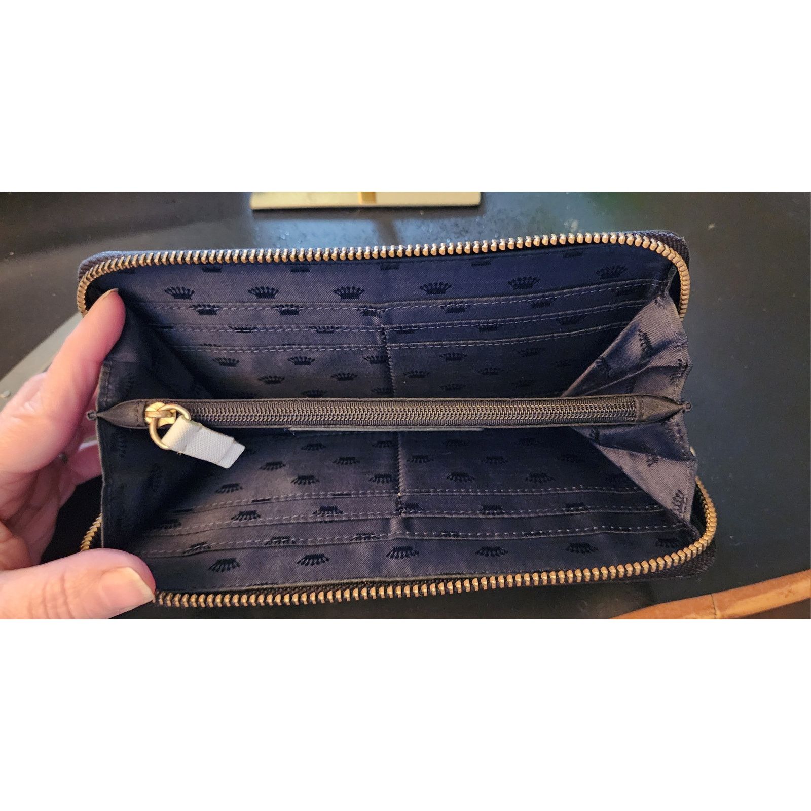 Juicy Couture Juicy Coutre Wallet Black and White Size ONE SIZE - 3 Thumbnail
