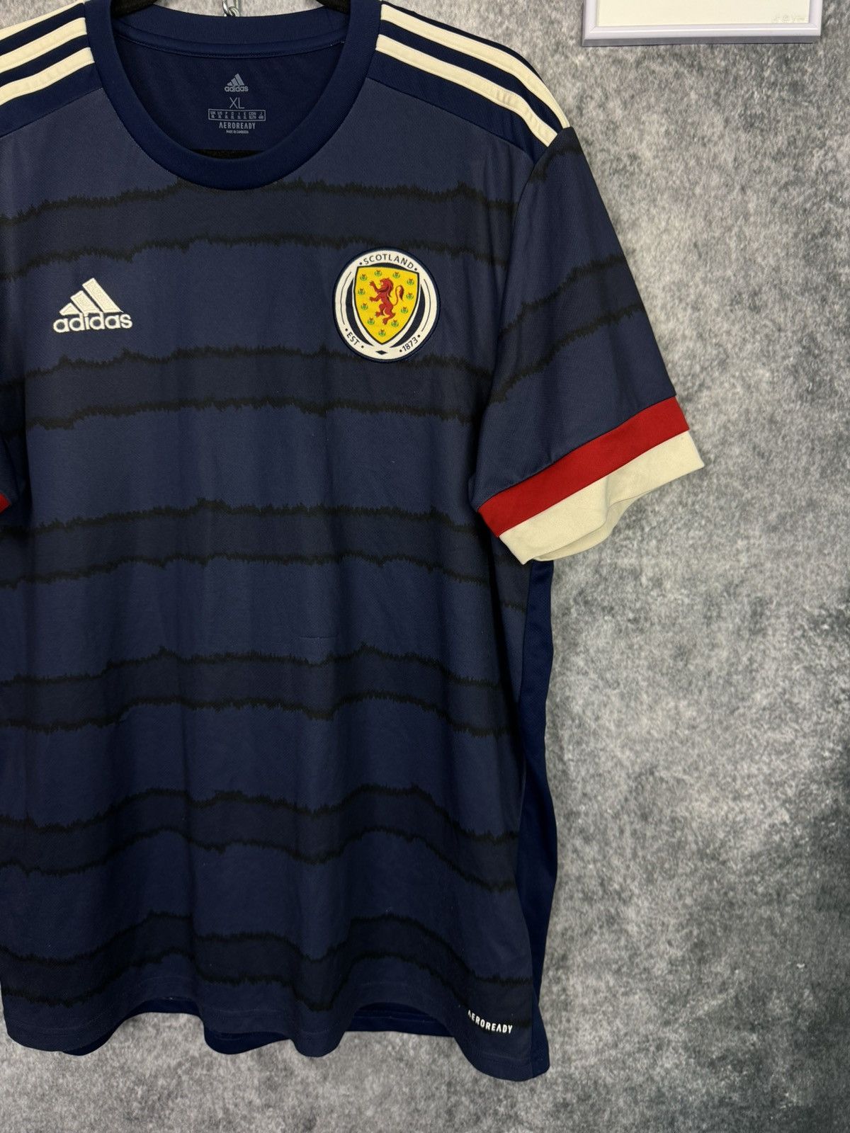 Adidas T-Shirt Adidas Scotland National Team 2020 size XL Jersey Size US XL / EU 56 / 4 - 6 Thumbnail