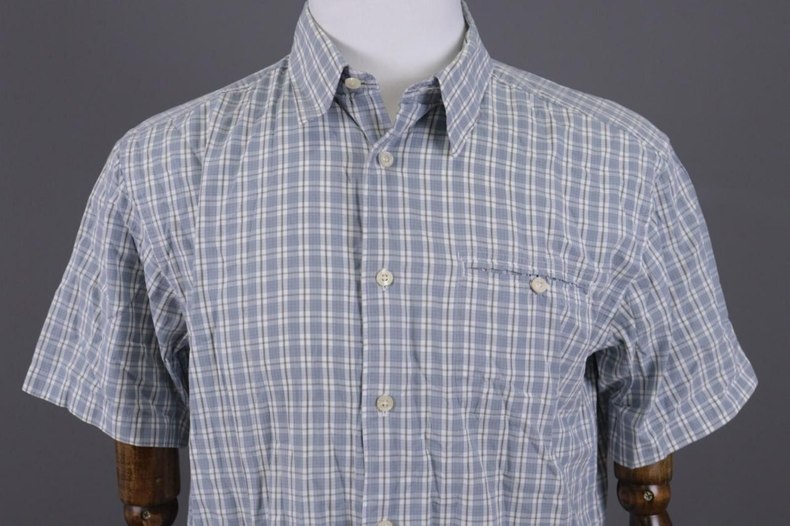 Chevignon Chevignon Multicolor Plaid Cotton Collared Down Shirt Size L Size US L / EU 52-54 / 3 - 2 Thumbnail
