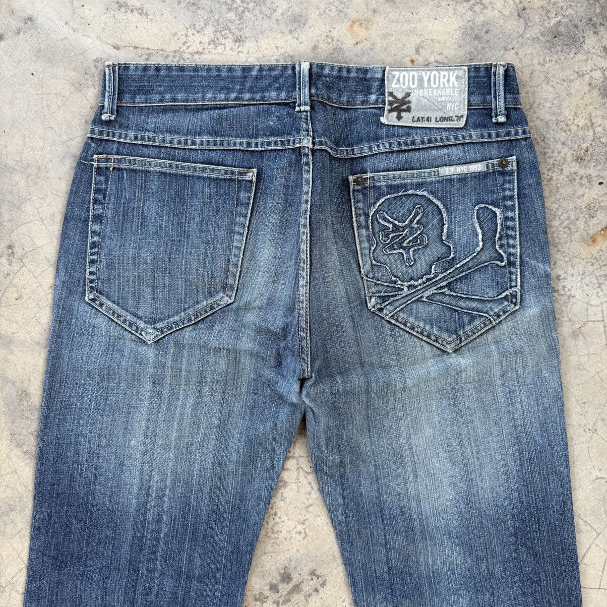 Zoo York Vintage zoo york faded jeans denim pants Size US 35 - 11 Thumbnail