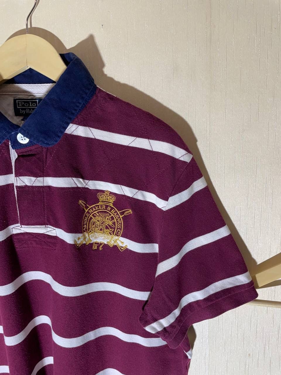 Polo Ralph Lauren × Ralph Lauren × Vintage Polo Ralph Lauren New York Vintage Chief Keef Polo Size US XXL / EU 58 / 5 - 2 Thumbnail