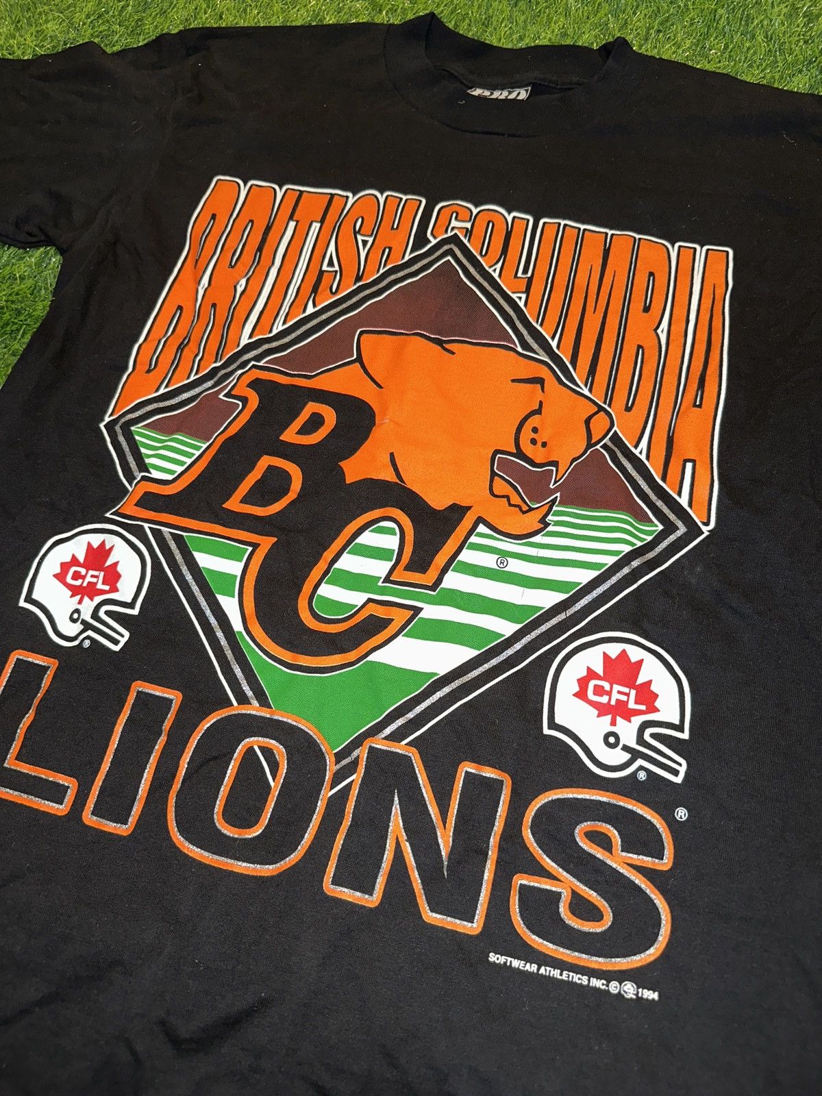 Vintage Vintage cfl bc lions 1994 tee shirt size Large Size US L / EU 52-54 / 3 - 2 Thumbnail