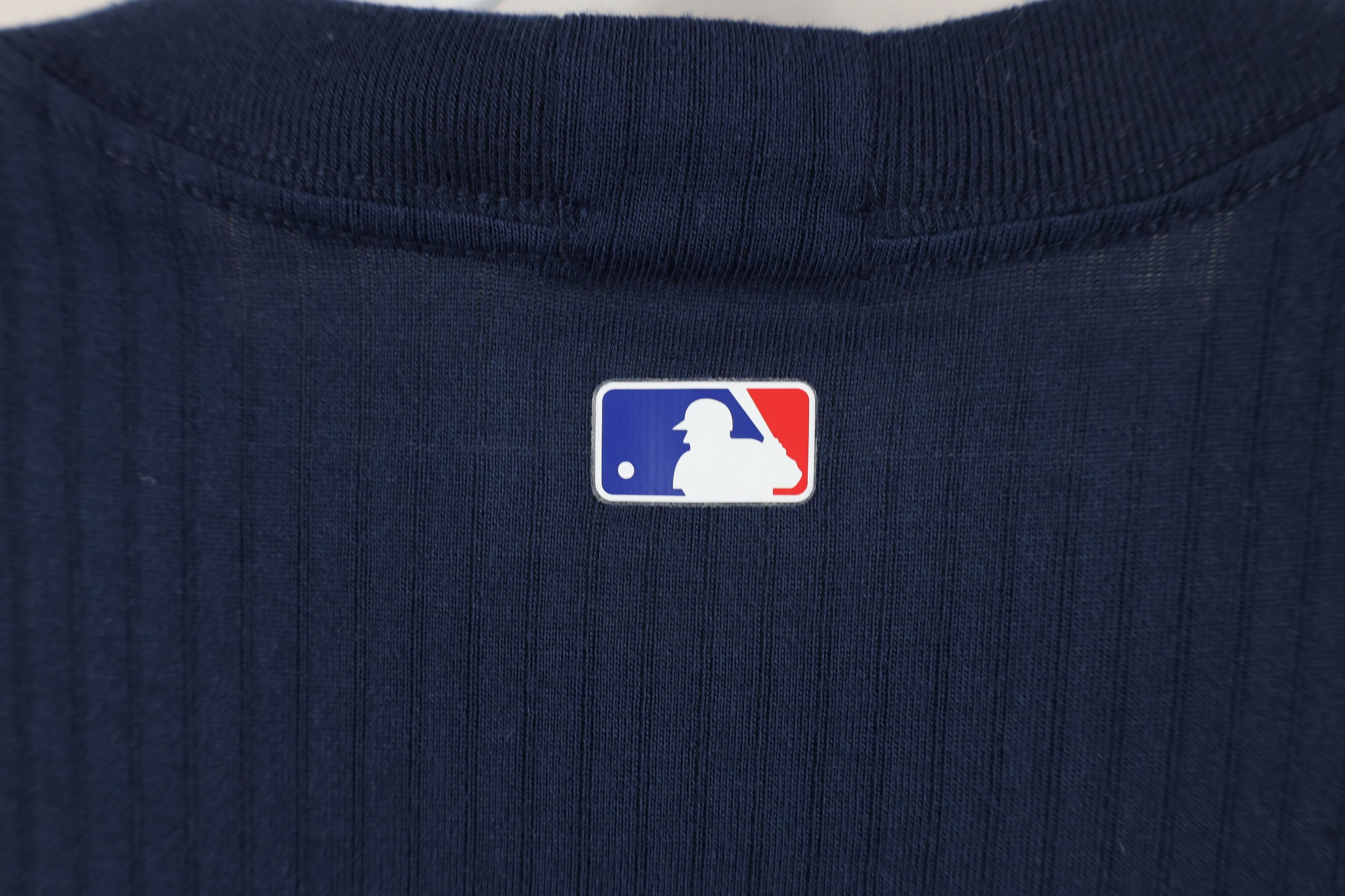 Nike × Vintage Vintage Nike Baseball Swoosh Ribbed Long Sleeve T-Shirt Size US M / EU 48-50 / 2 - 9 Thumbnail
