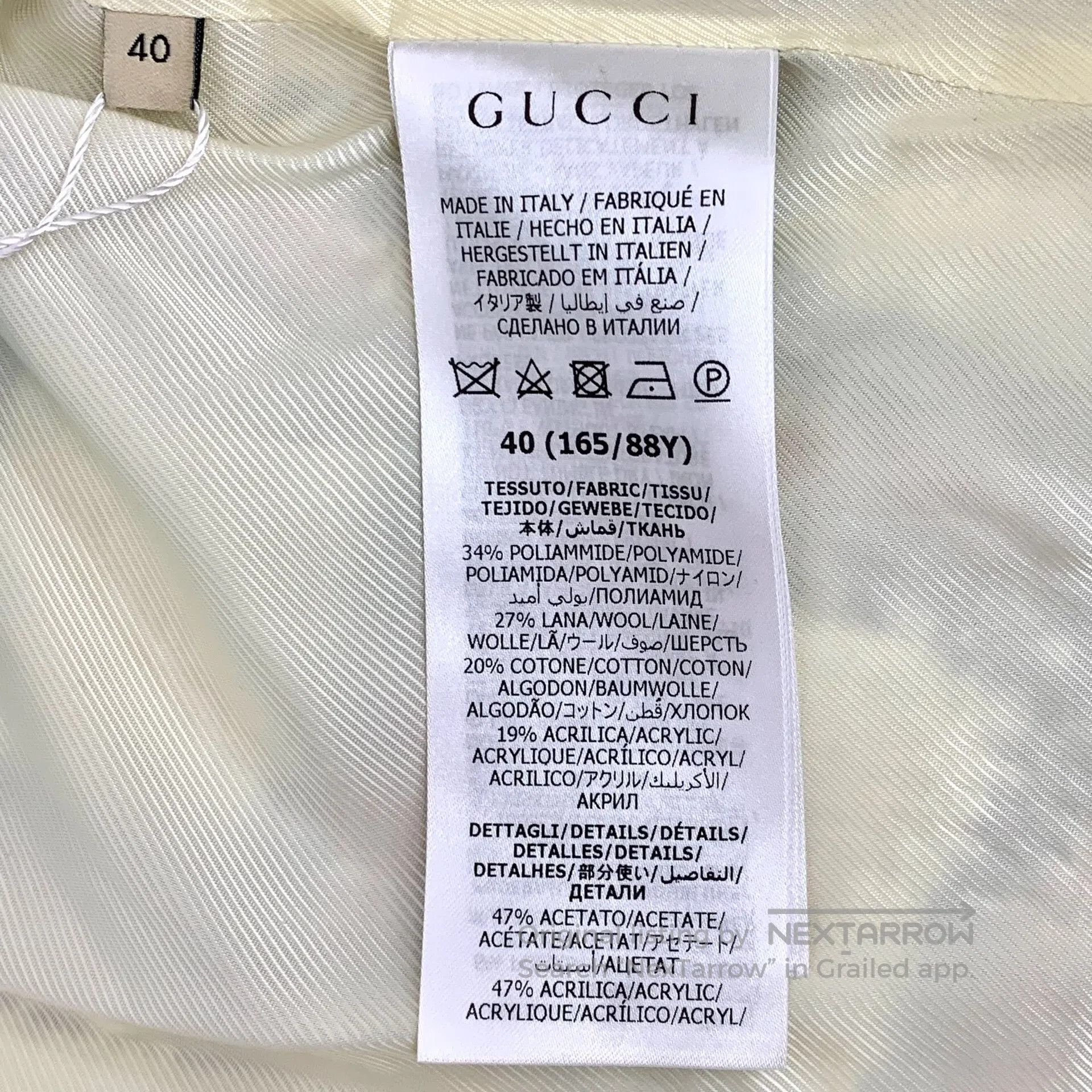 Gucci Guicci Colorful Plaid Collar Single Breasted Long Sleeve W Size S / US 4 / IT 40 - 6 Thumbnail