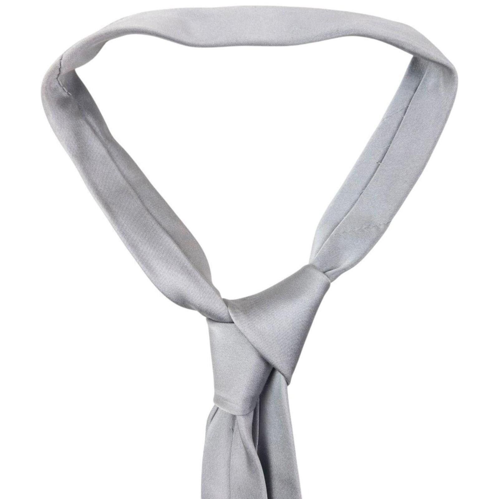 Prada Vintage 2000s Prada Skinny Silk Tie Size ONE SIZE - 4 Thumbnail