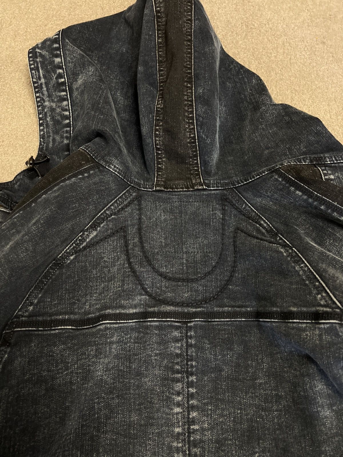 True Religion True Religion Dylan Hooded Denim Jacket Size US L / EU 52-54 / 3 - 2 Thumbnail